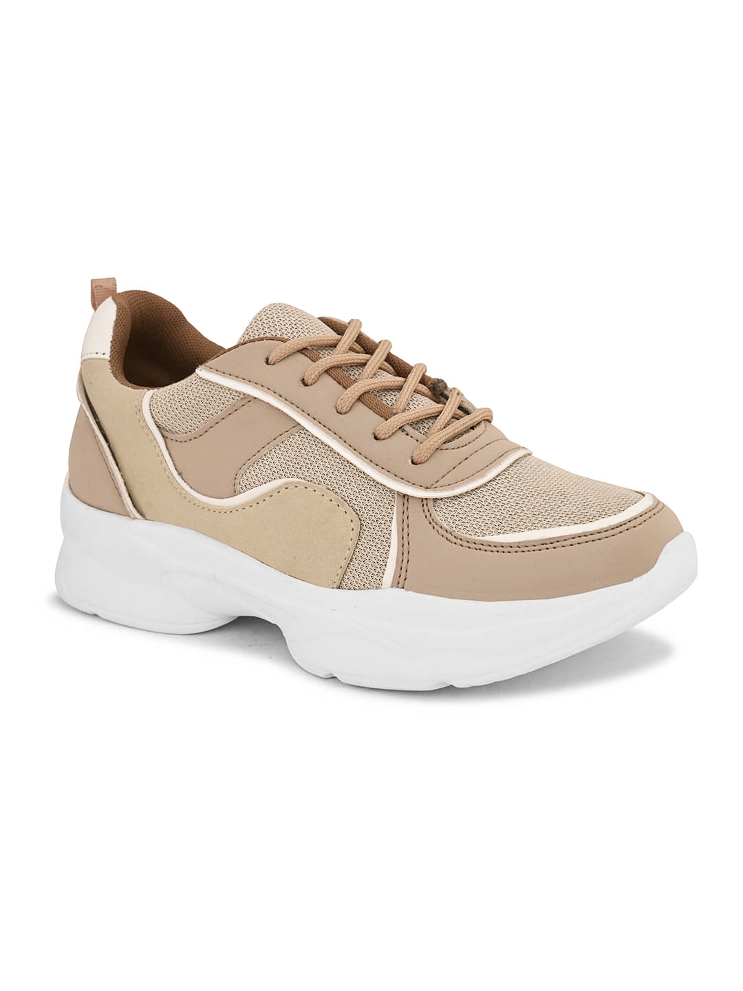     			Fashion Victim Beige Women's Sneakers