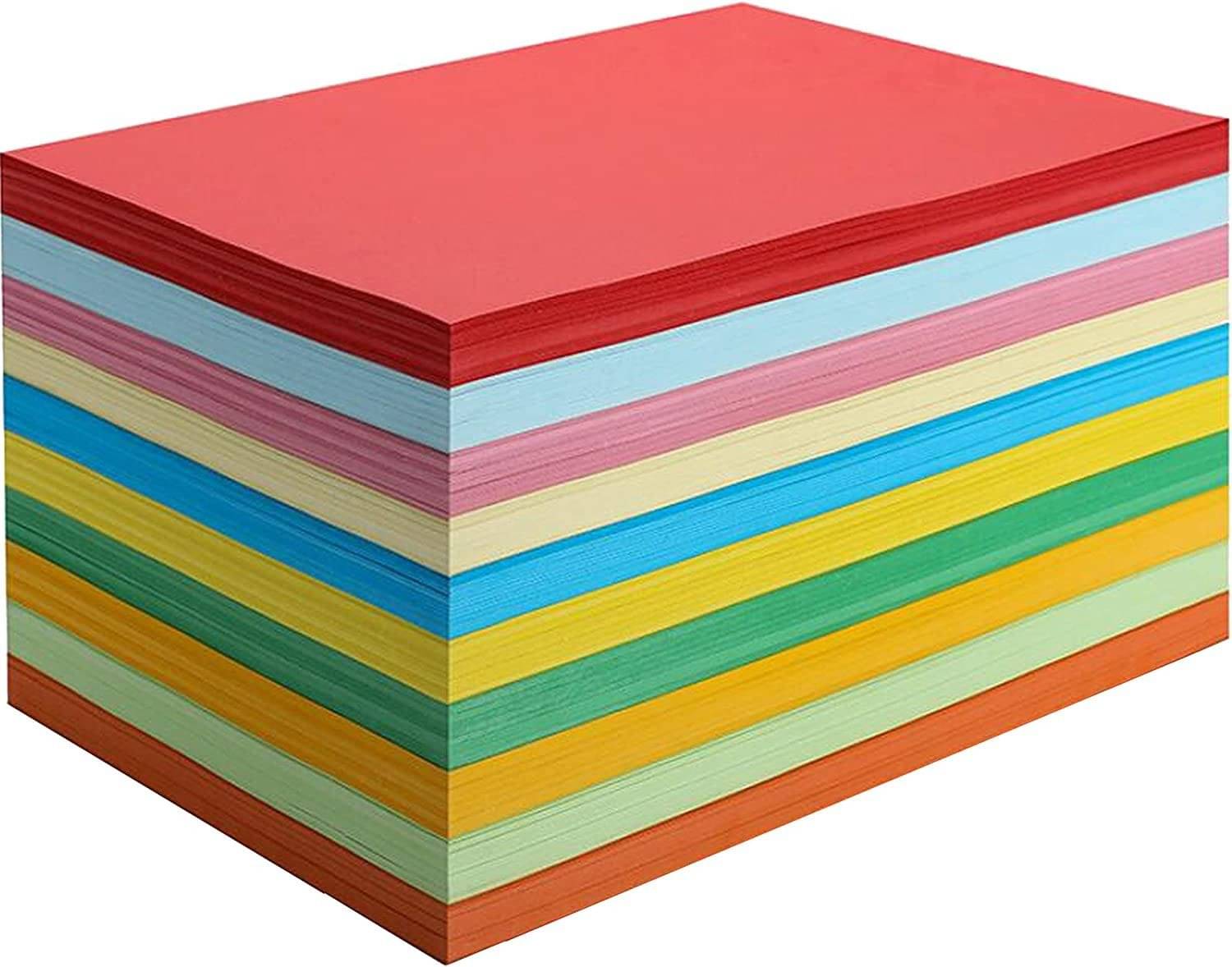     			Freedy A4 100 Coloured Sheets (10 Sheets each color) Copy Printing/Art and Craft Paper Double Sided ColouredOffice Stationery Children's Day Gift, Birthday Gift, Party Favors,christmas decor etc