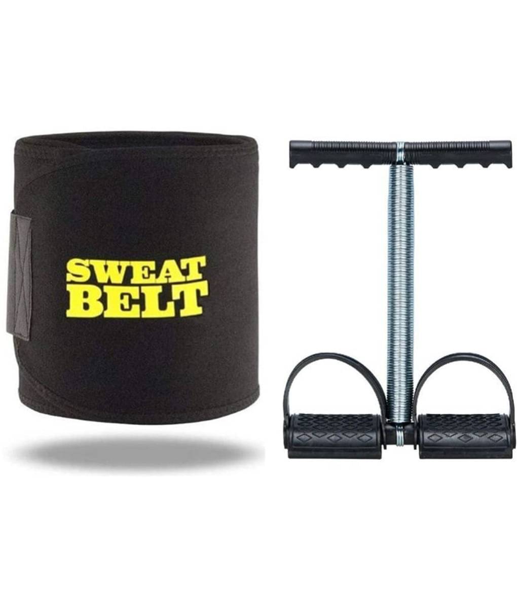 HORSE FIT (2 in 1) Belt + Single Spring Tummy Trimmer for Fat Loss, Weight Loss and Tummy Trimming Exercise for Both Men and Women (Free Size) HORSE FIT (2 in 1) Belt + Single Spring Tummy Trimmer for Fat Loss, Weight Loss and Tummy Trimming Exercise for Both Men and Women (Free Size)