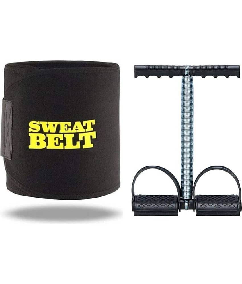 HORSE FIT (2 in 1) Belt + Single Spring Tummy Trimmer for Fat Loss, Weight Loss and Tummy Trimming Exercise for Both Men and Women (Free Size) - Sports and Fitness Equipment | Buy online on ZillyBuy