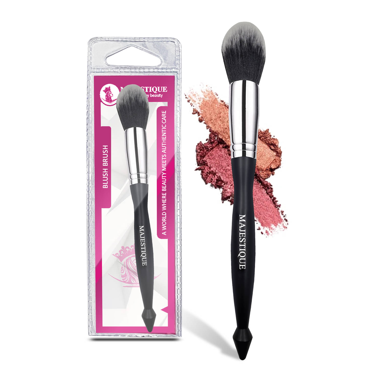 MAJESTIQUE Blusher Brush 1 Pcs 50 g     			MAJESTIQUE Blusher Brush 1 Pcs 50 g