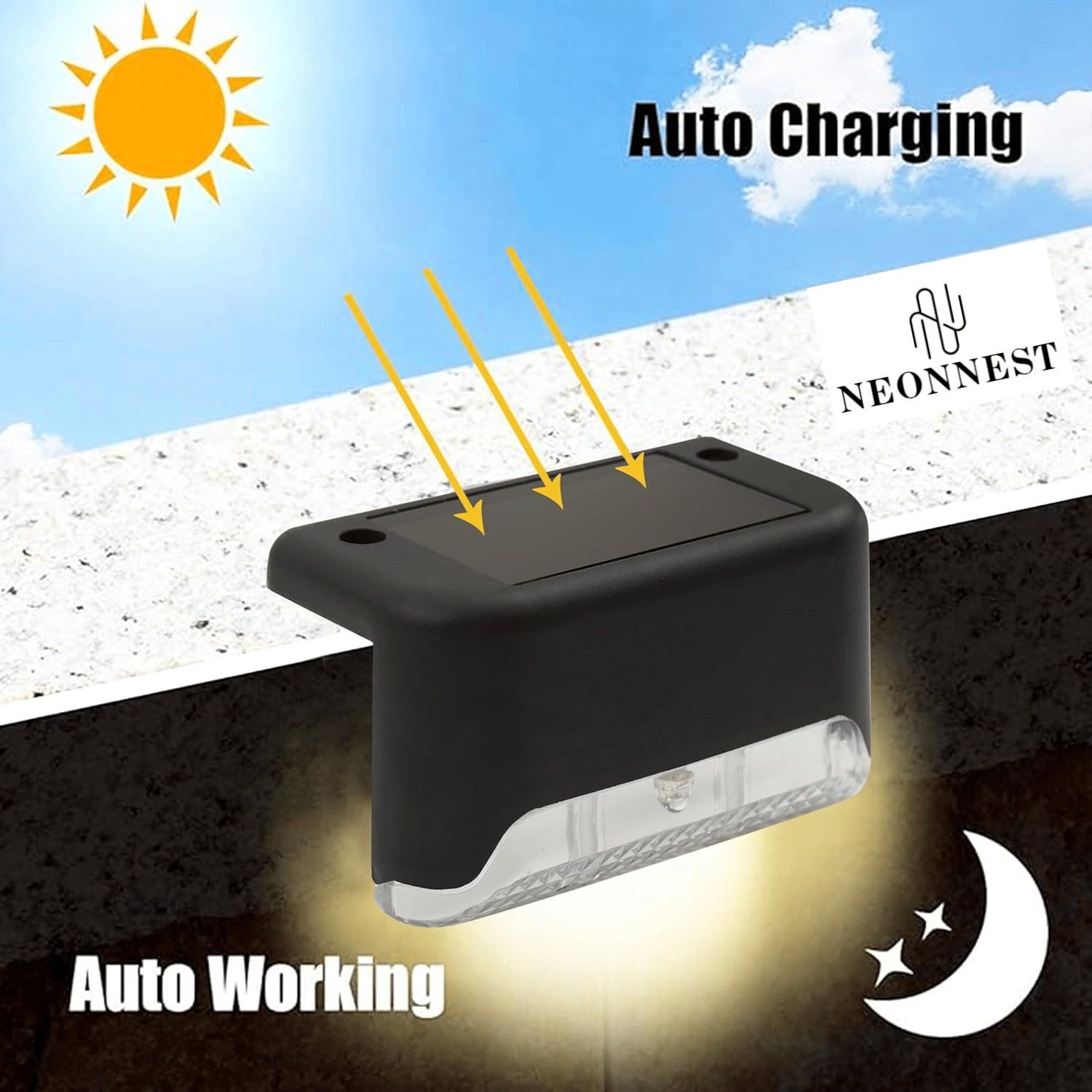     			Neonnest 2.5W Solar Powered Decorative Light ( Pack of 1 )