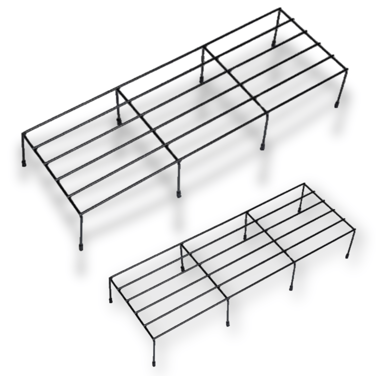     			Neonnest Black Planter Stand ( Pack of 2 )