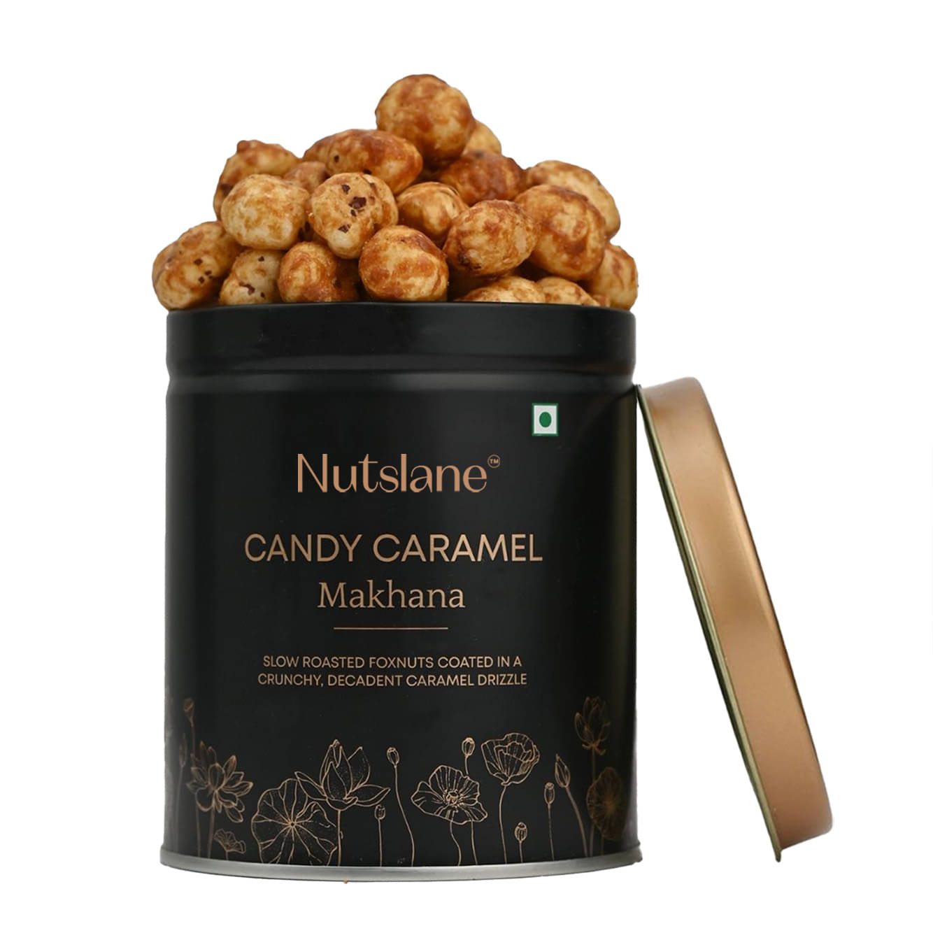     			Nutslane Premium Candy Caramel Makhana Slow Roasted Foxnuts Caramel Makhana Gourmet Snack - 70g