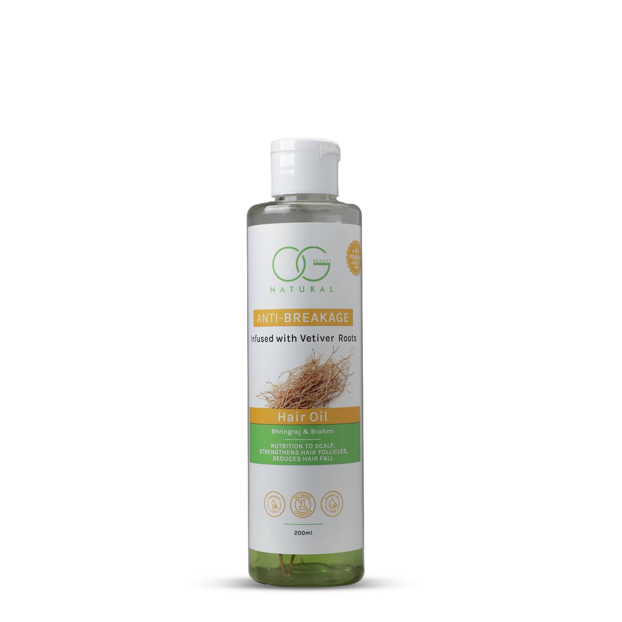     			OG Beauty Naturals Damage & Repair Brahmi Oil 200 ml ( Pack of 1 )