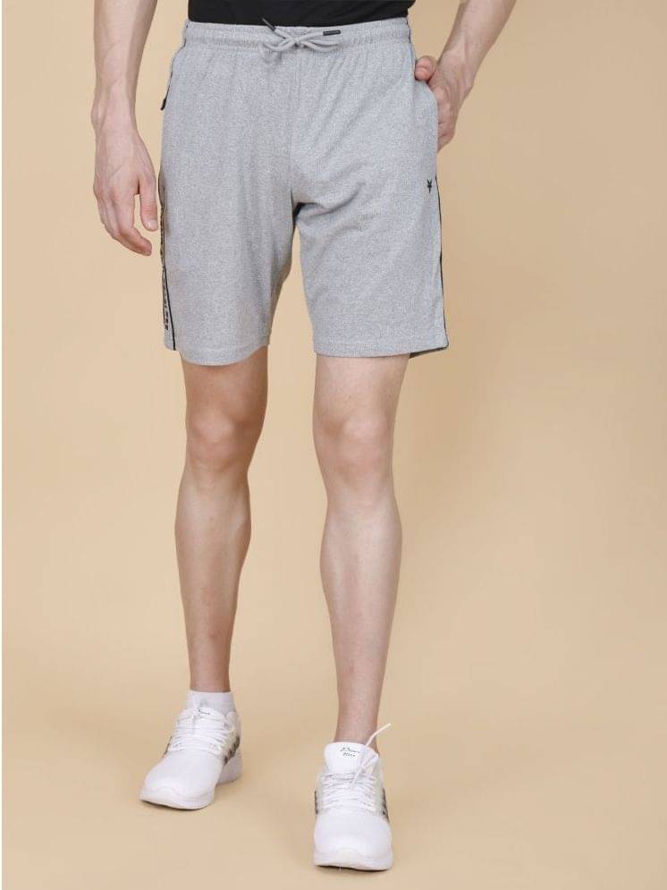     			STARFOX Light Grey Cotton Men's Shorts ( Pack of 1 )