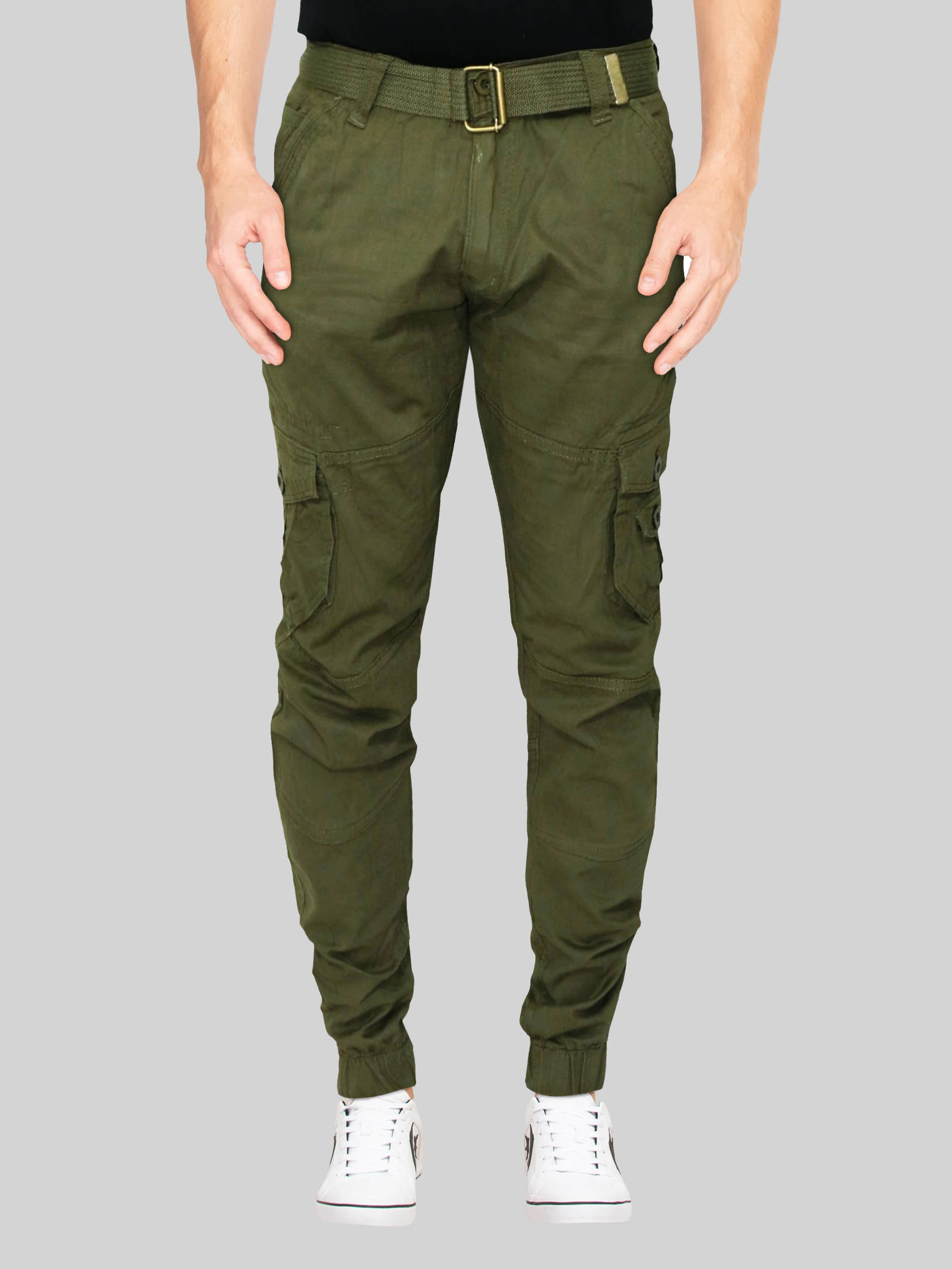 WARBURG Regular Flat Men's Joggers - Dark Green ( Pack of 1 ) - Trousers | Buy online on ZillyBuy