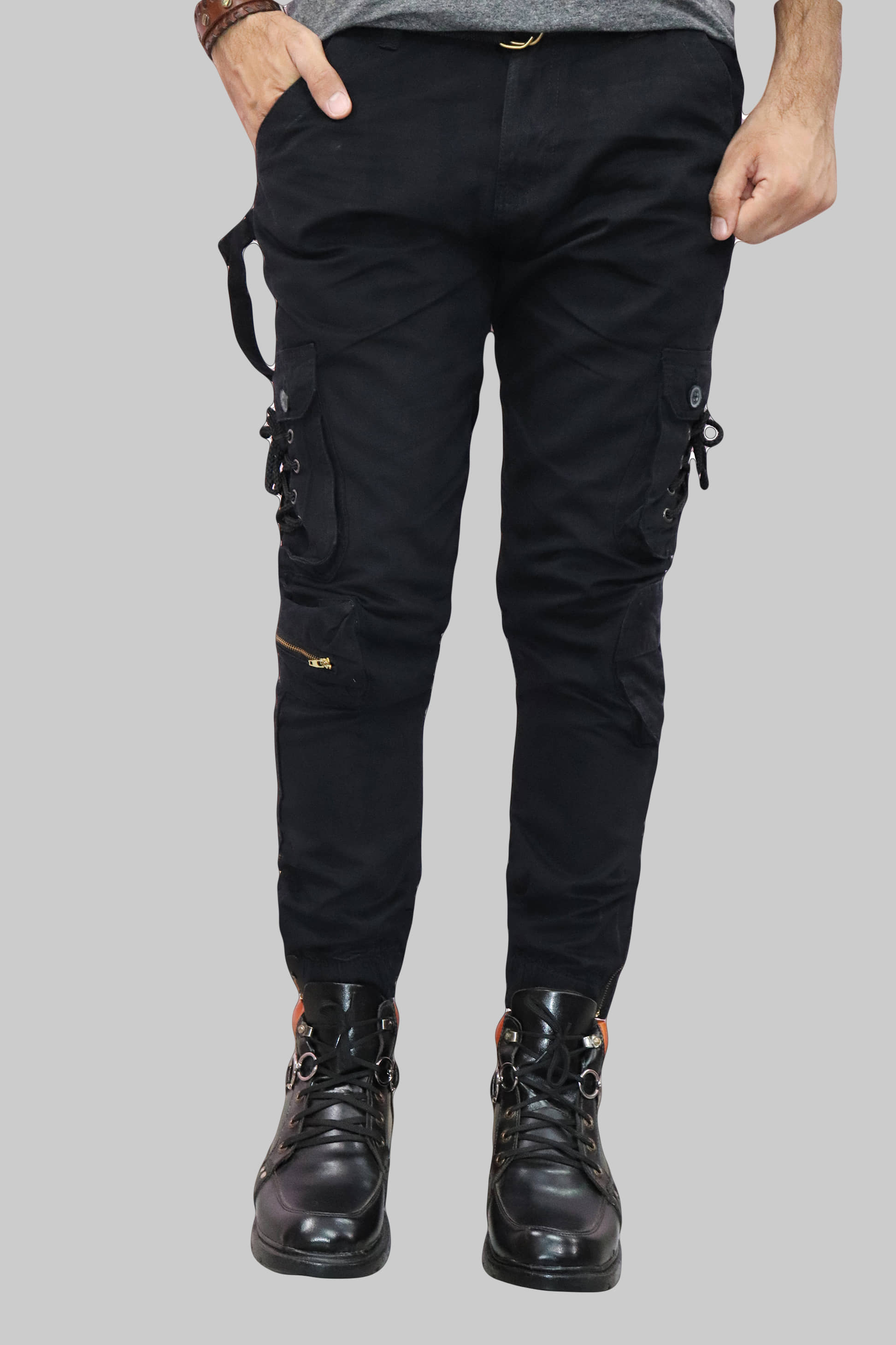 WARBURG Regular Flat Men's Joggers - Black ( Pack of 1 ) - Trousers | Buy online on ZillyBuy