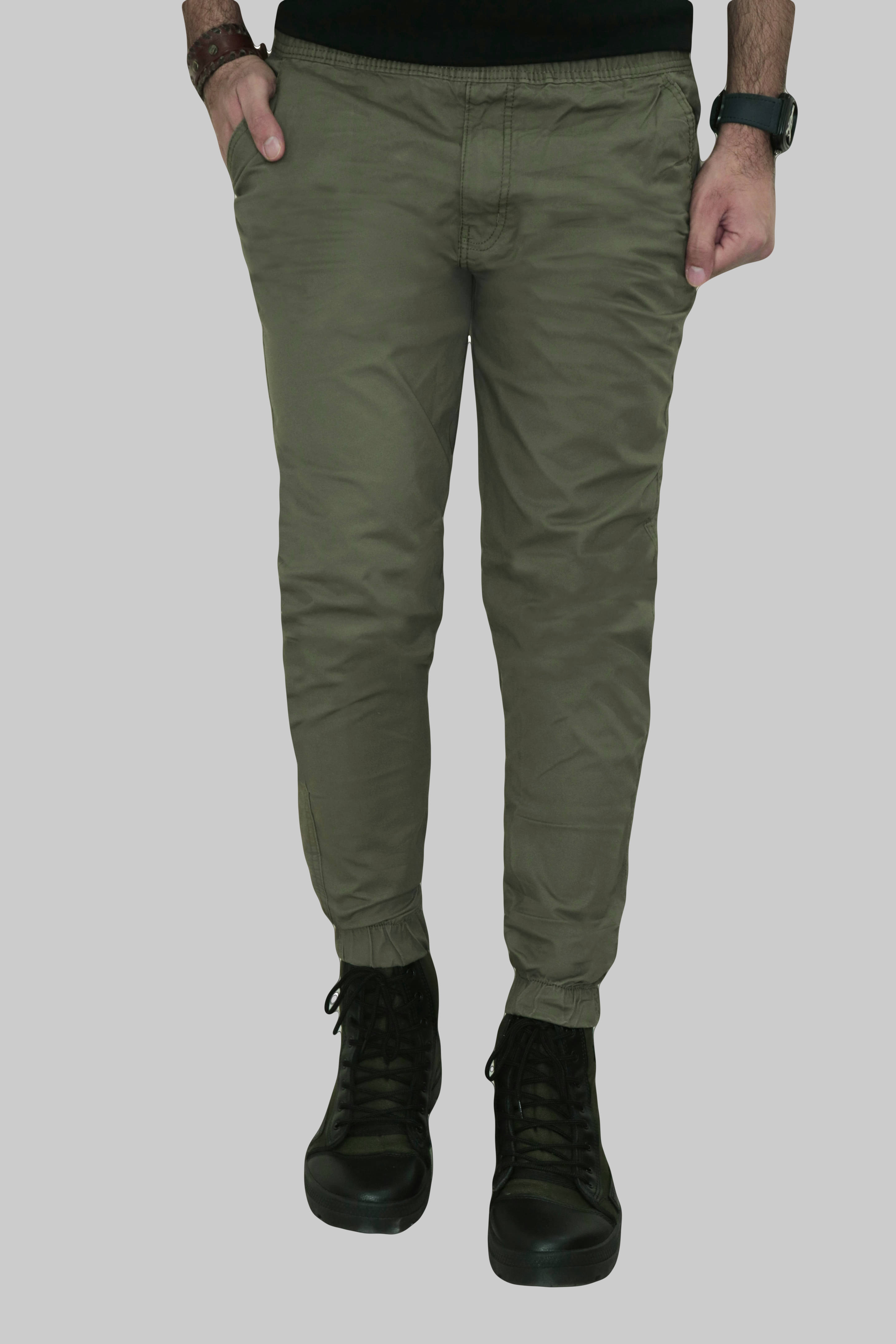     			WARBURG Regular Flat Men's Joggers - Green ( Pack of 1 )