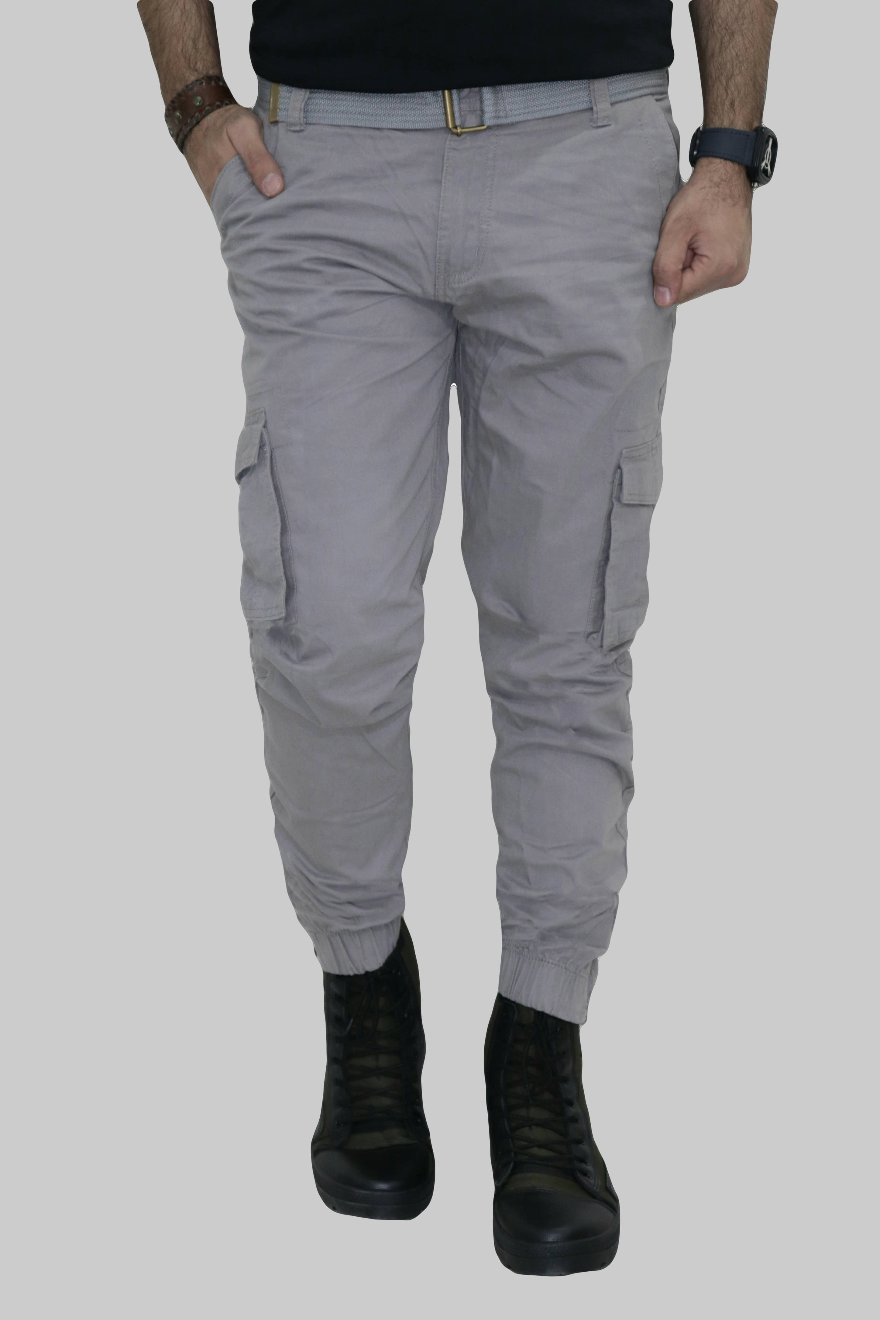     			WARBURG Regular Flat Men's Cargos - Off White ( Pack of 1 )