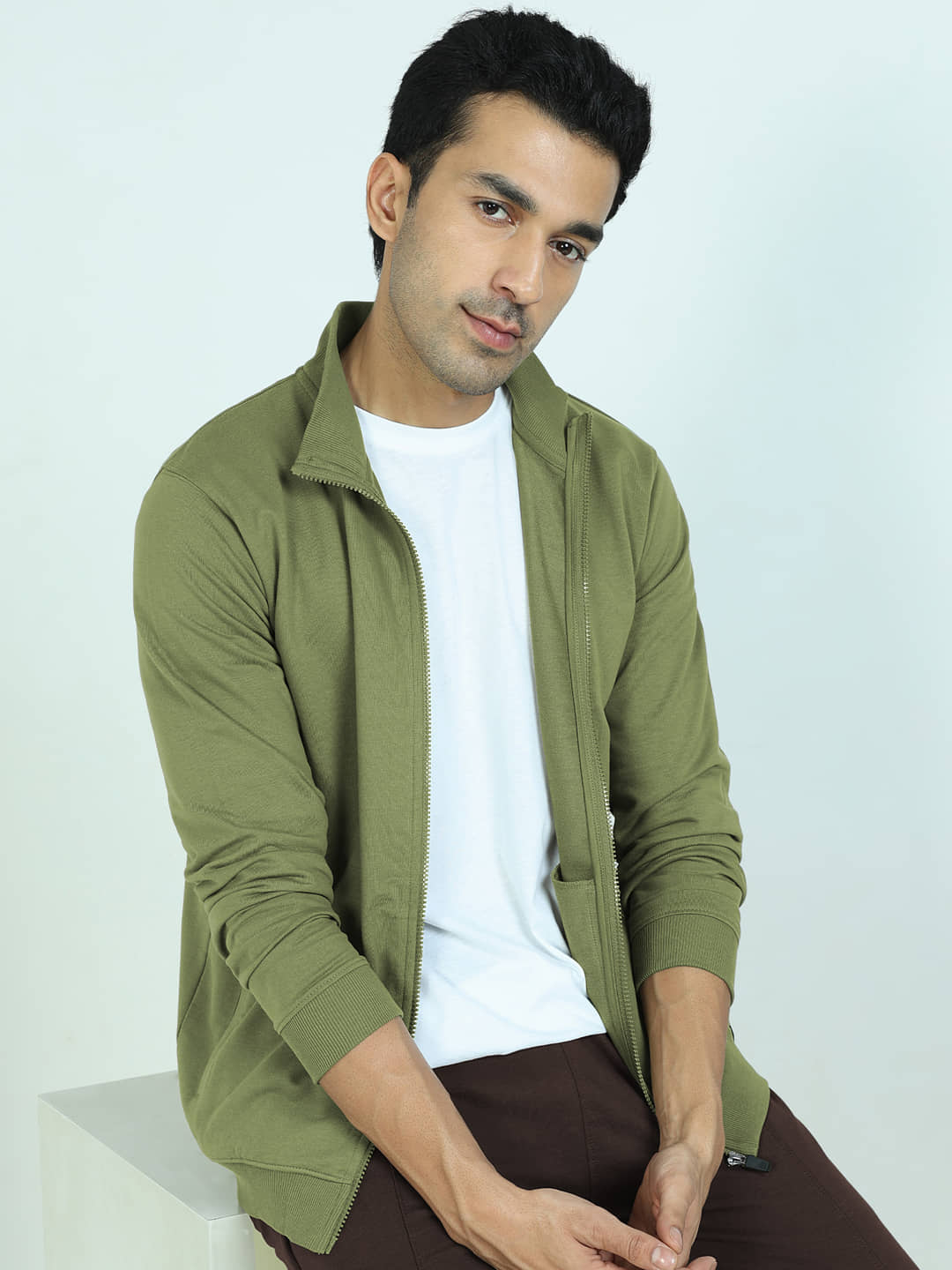 XYXX Cotton Blend Men's Casual Jacket - Olive ( Pack of 1 ) - Jackets & Coats | Buy online on ZillyBuy