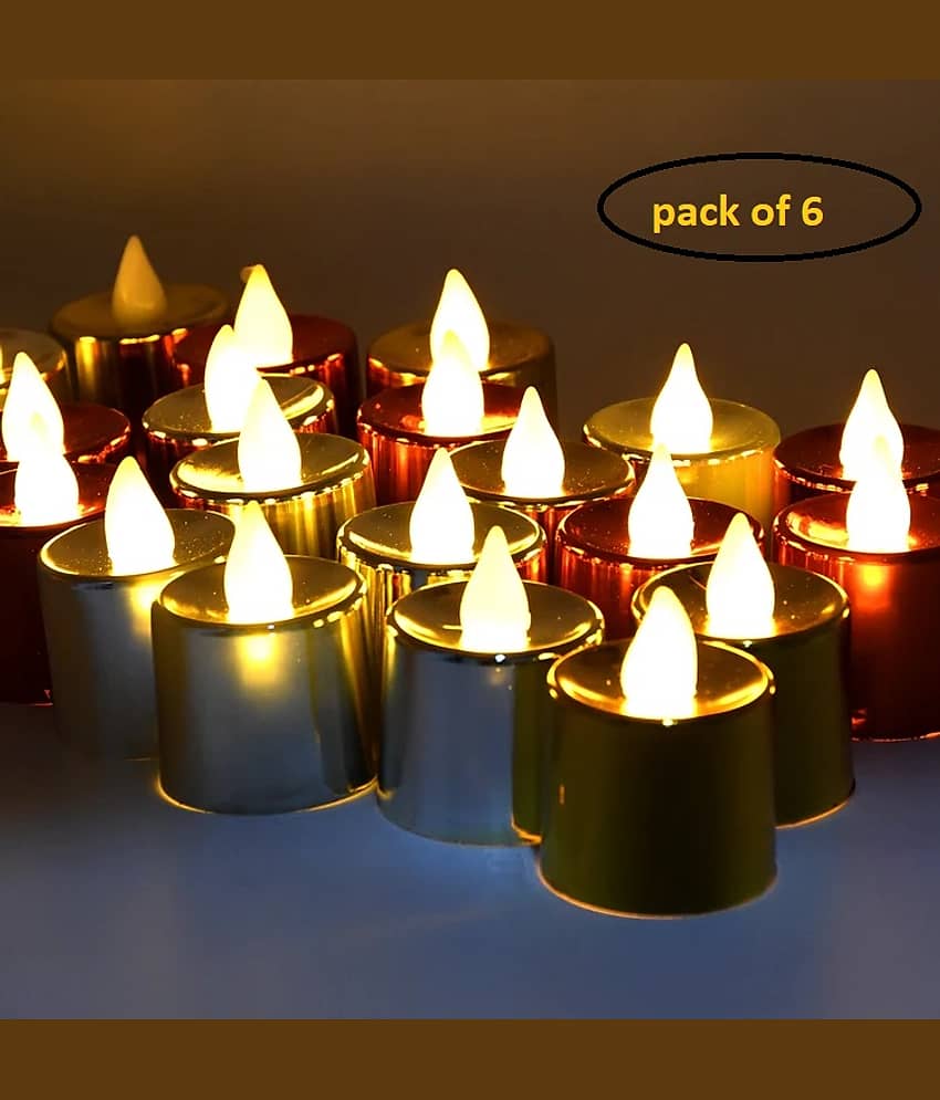 purple dust - LED Candle Battery Opearted Multi ( Pack of 6 ) - Electricals | Buy online on ZillyBuy
