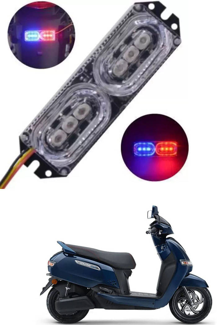     			Genric LED Strobe Light For TVS ( Pack of 1 )