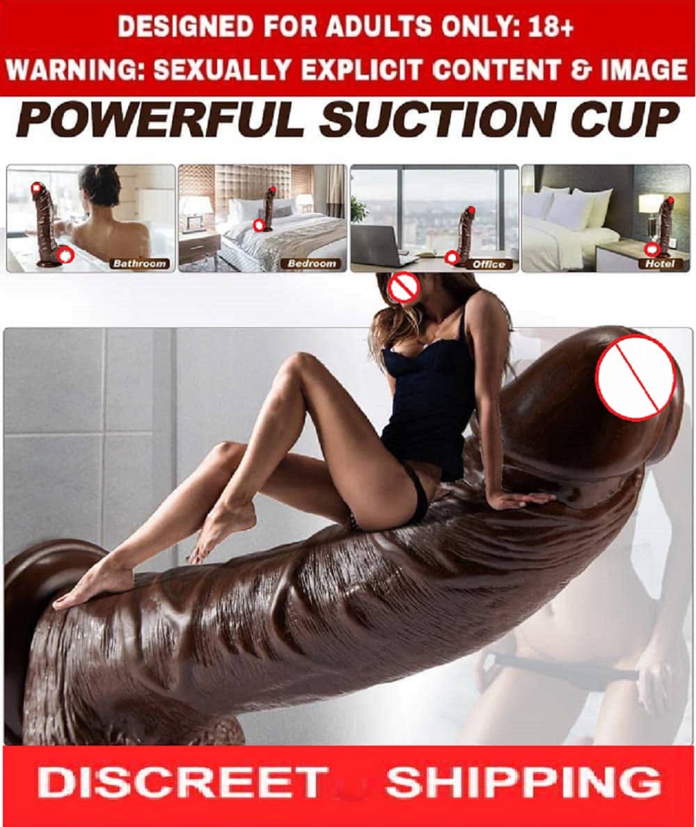 LONG AND THICK HANDS FREE WITH SUCTION BASE DILDO SEXTOY