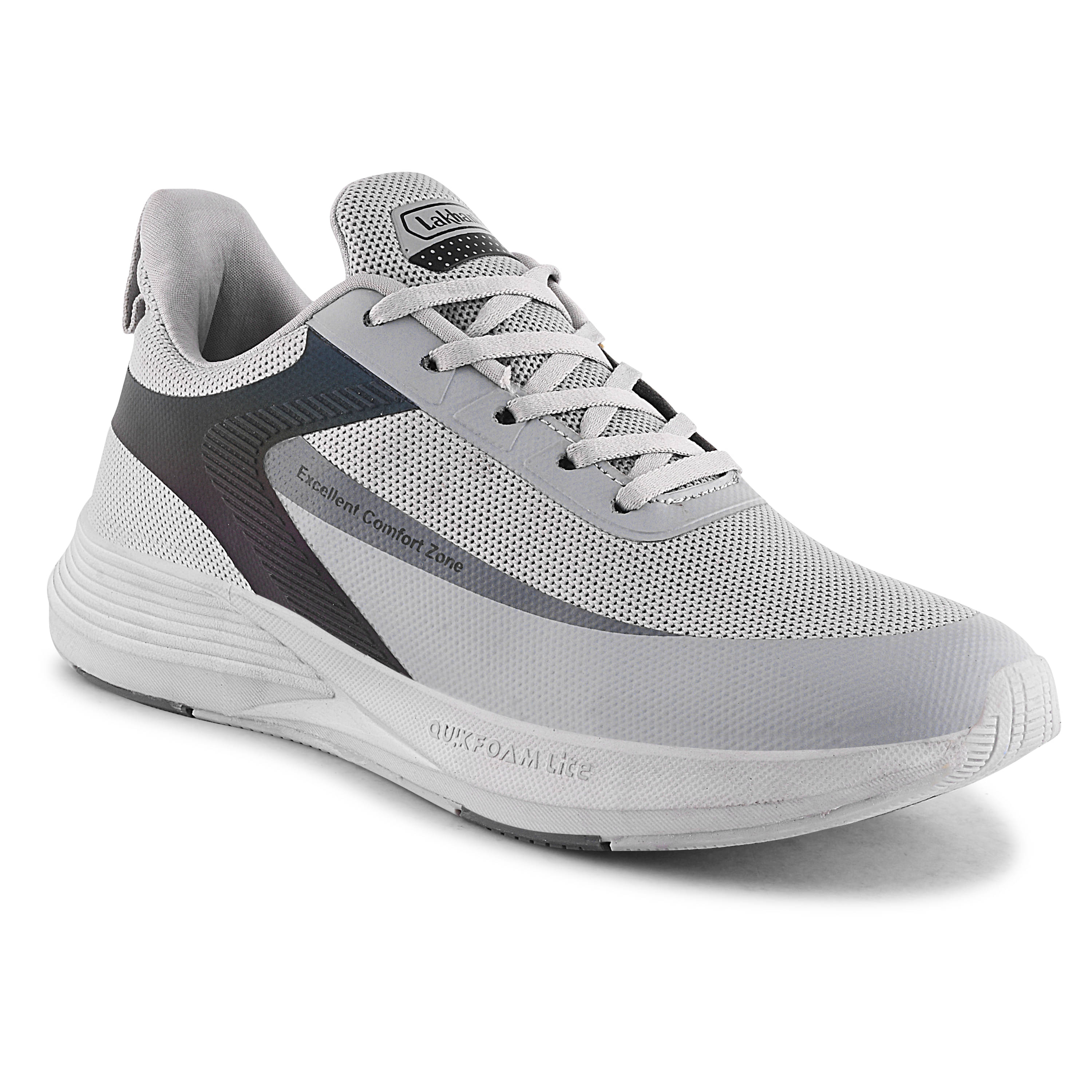     			Lakhani Aashirwad E-1310-L.Grey Gray Men's Sports Running Shoes