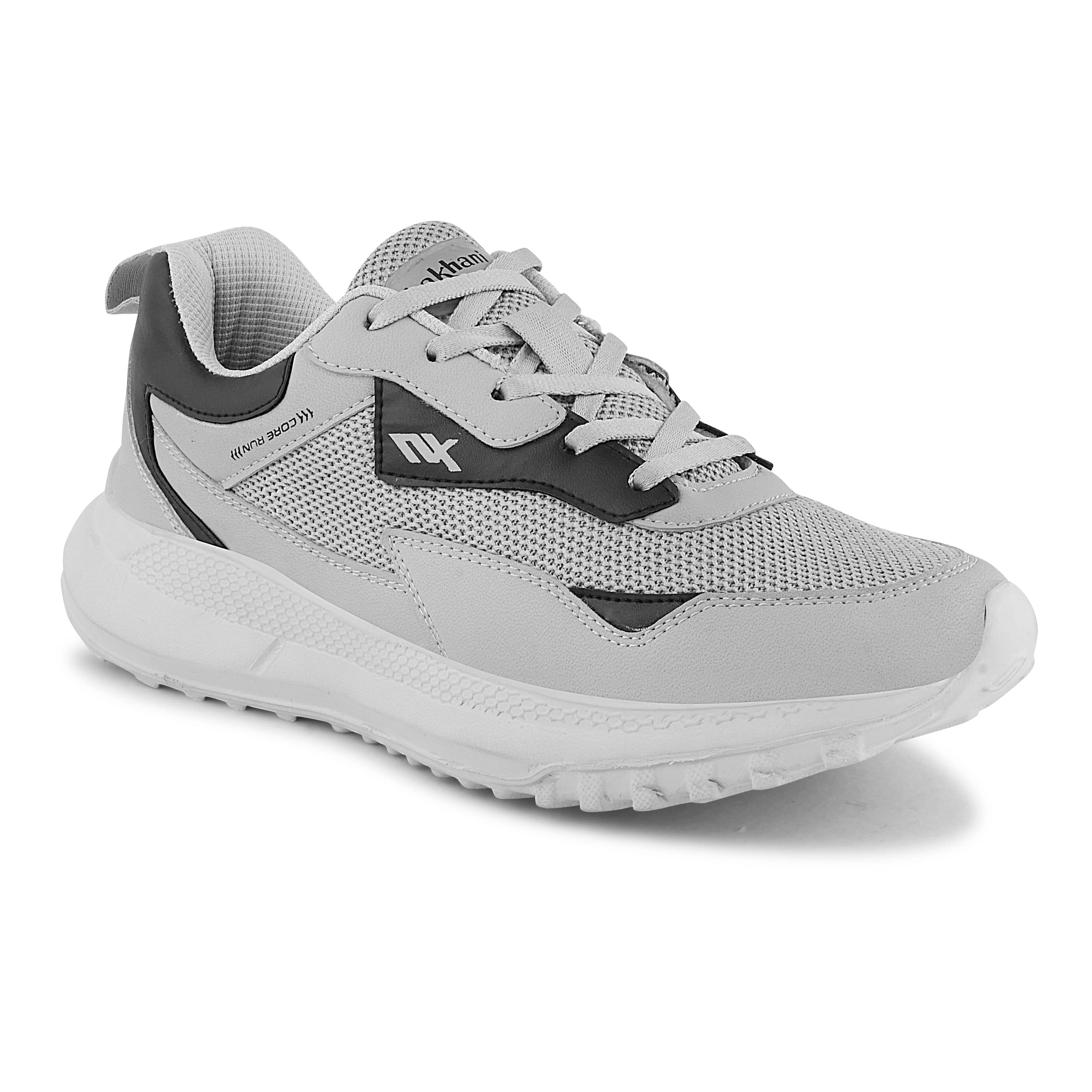     			Lakhani Aashirwad E-Active-03_L.grey Gray Men's Sports Running Shoes