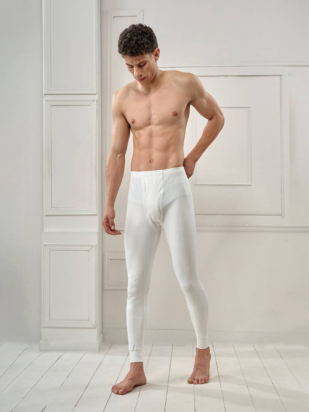Lux Inferno Pack of 1 Cotton Thermal Bottoms For Men's ( White ) Lux Inferno Pack of 1 Cotton Thermal Bottoms For Men's ( White )