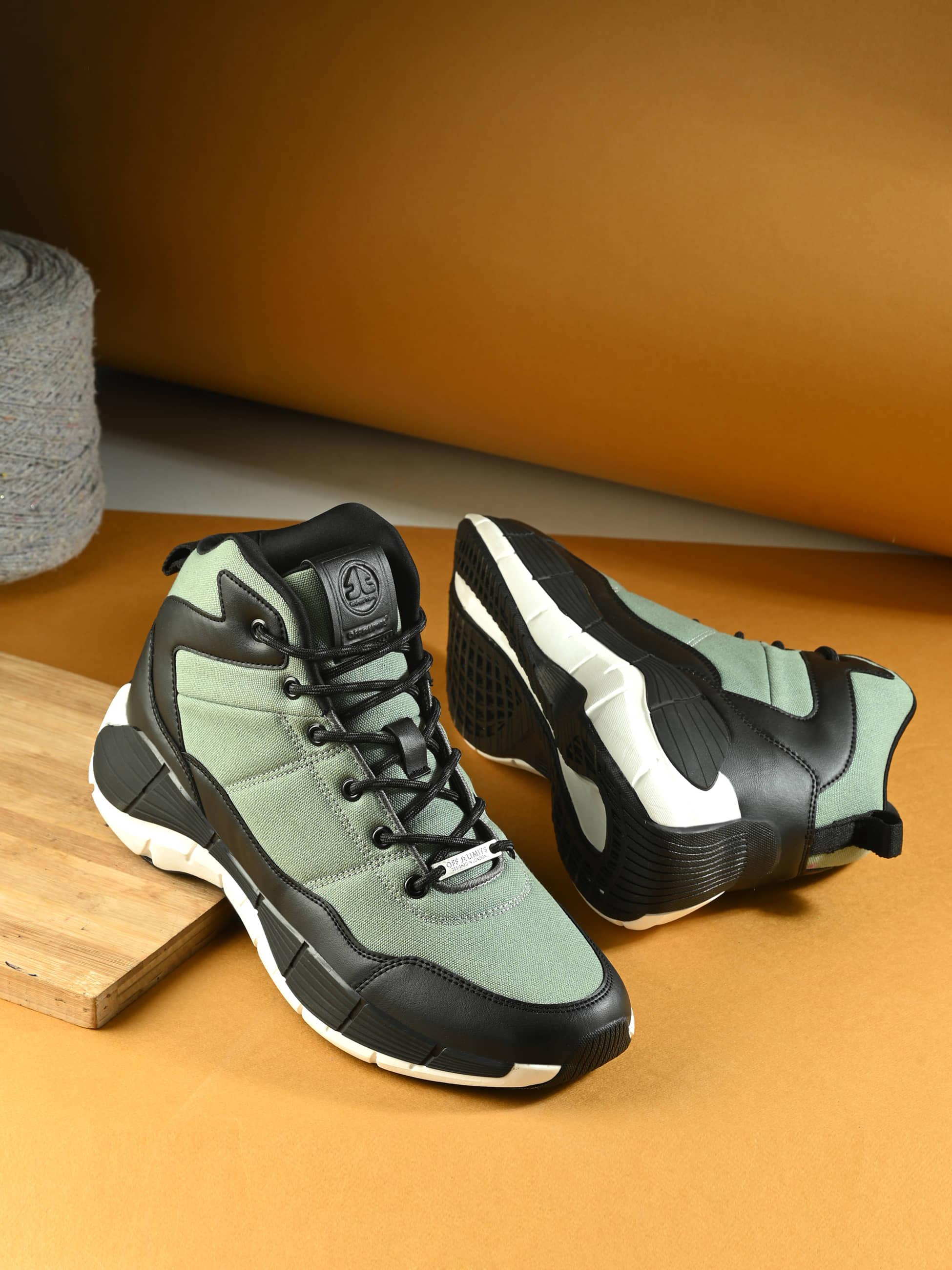 OFF LIMITS Green Men's Casual Boots