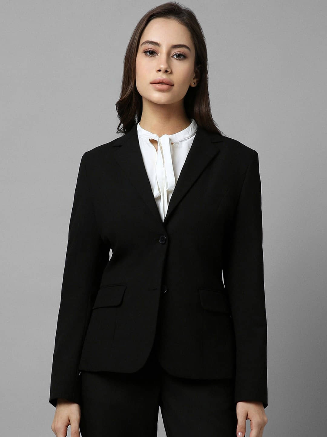 PLUS PARADISE - Cotton Blend Black Blazers - Jackets & Coats | Buy online on ZillyBuy