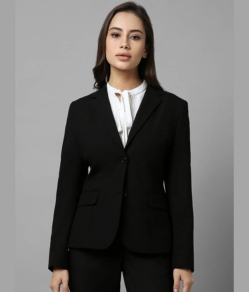PLUS PARADISE - Cotton Blend Black Blazers - Jackets & Coats | Buy online on ZillyBuy