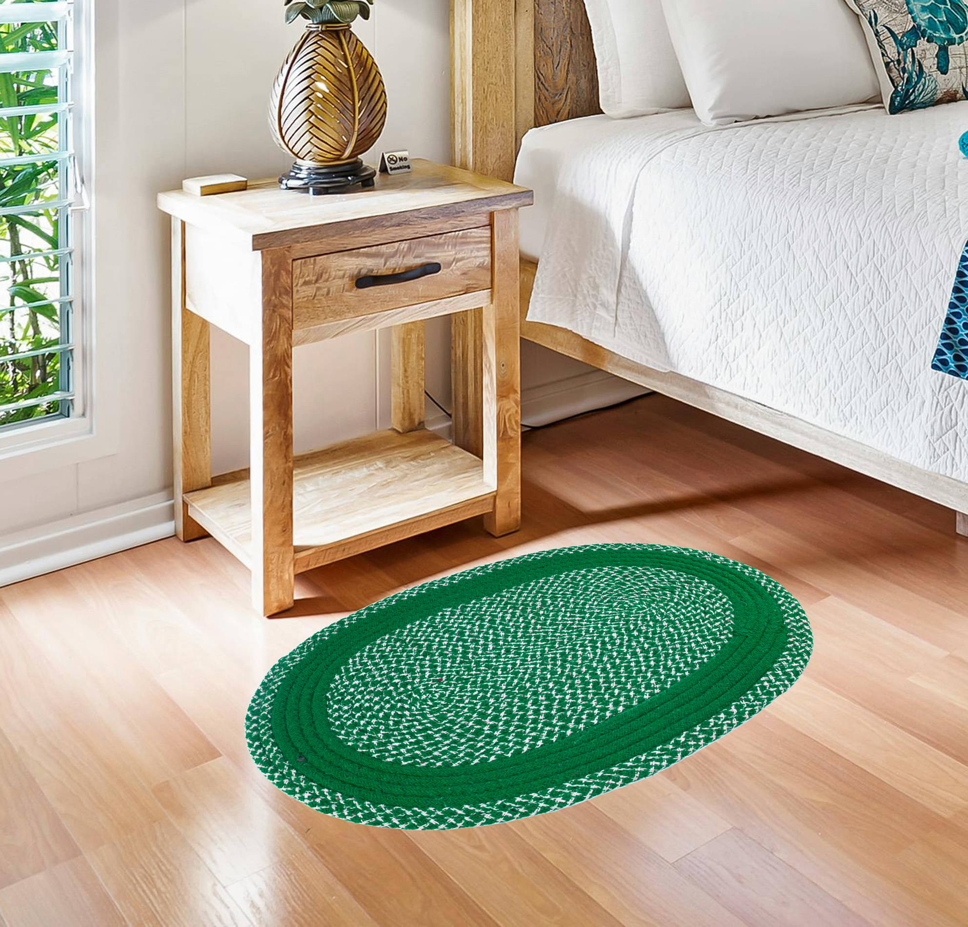     			ADIRNY - Regular Cotton Door Mat ( 62 X 40 cm ) Single - Green
