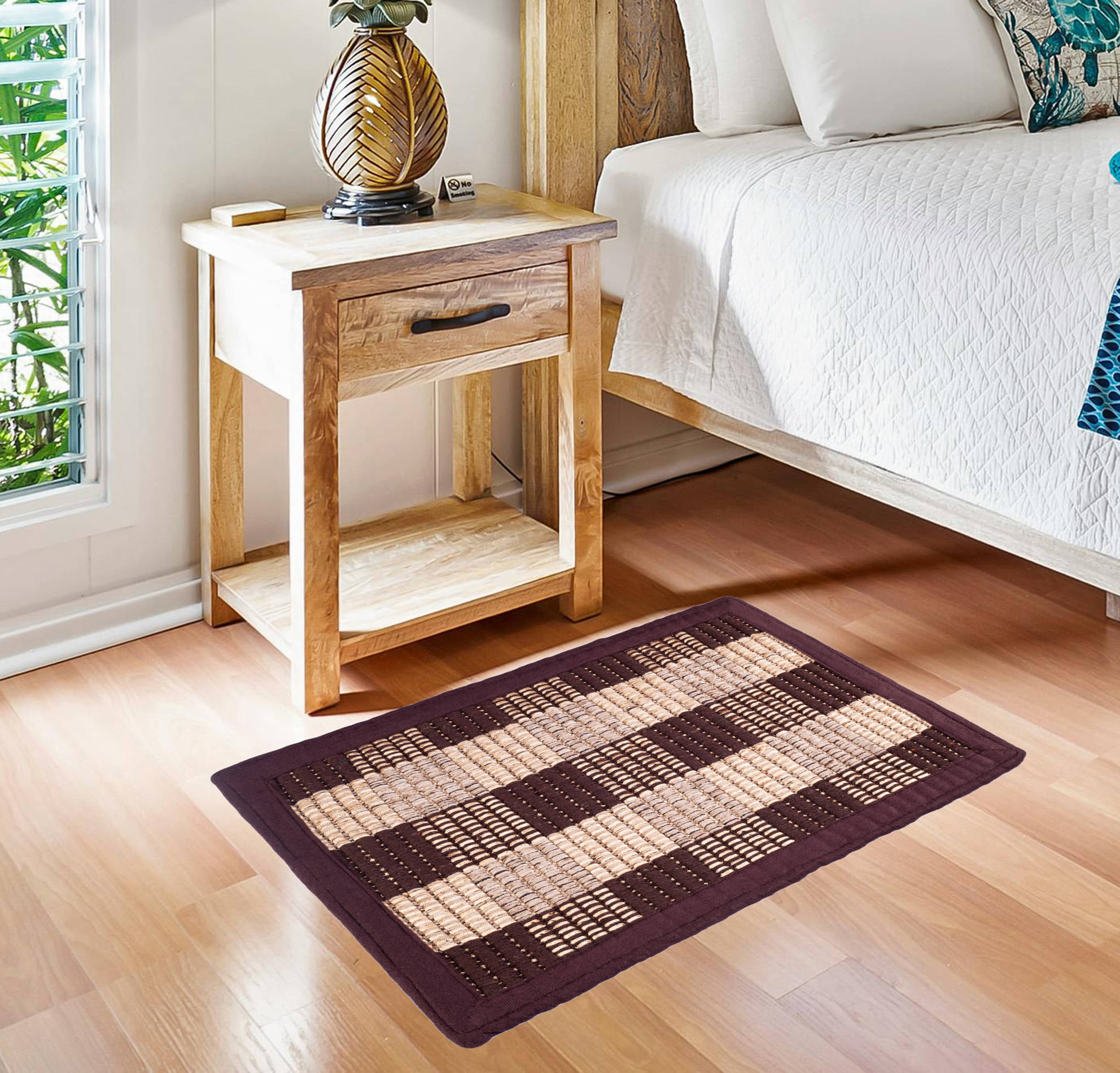     			ADIRNY - Regular Cotton Door Mat ( 60 X 40 cm ) Single - Brown