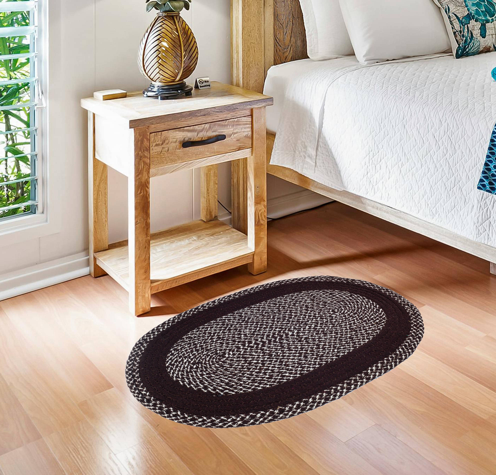 ADIRNY - Regular Cotton Door Mat ( 62 X 40 cm ) Single - Brown ADIRNY - Regular Cotton Door Mat ( 62 X 40 cm ) Single - Brown