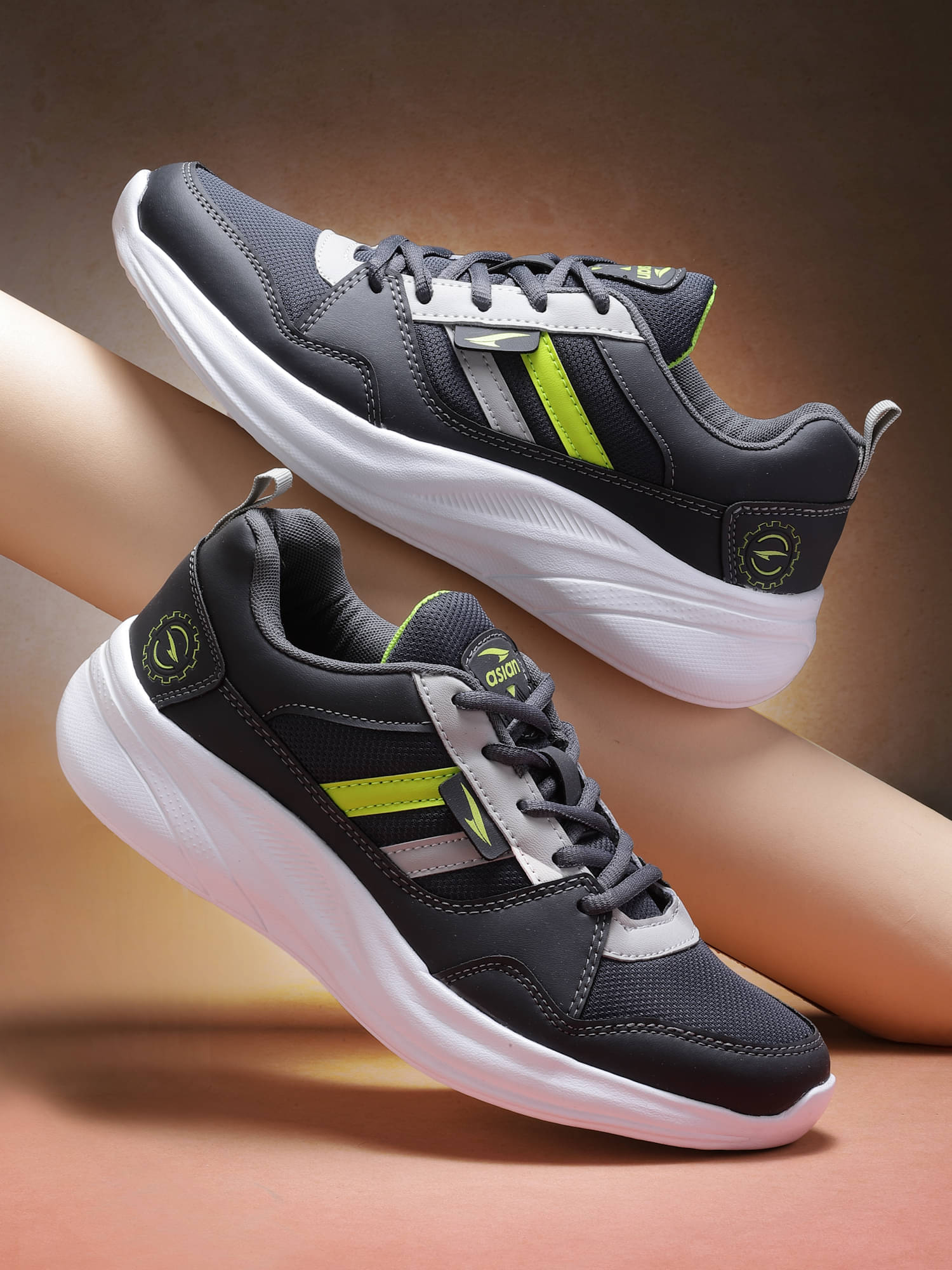     			ASIAN TERMINATOR-05 Dark Grey Men's Sneakers