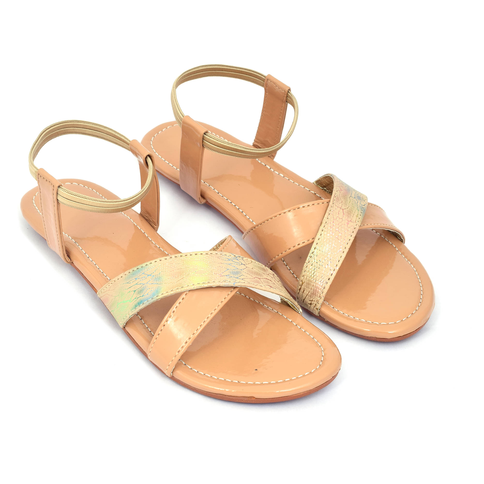     			Aishwary Glams Brown Women's Flip Flop