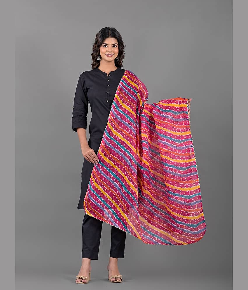 Anjaneya Creations Multicolor Cotton Blend Women's Dupatta - ( Pack of 1 ) - Dupattas & Shawls | Buy online on ZillyBuy