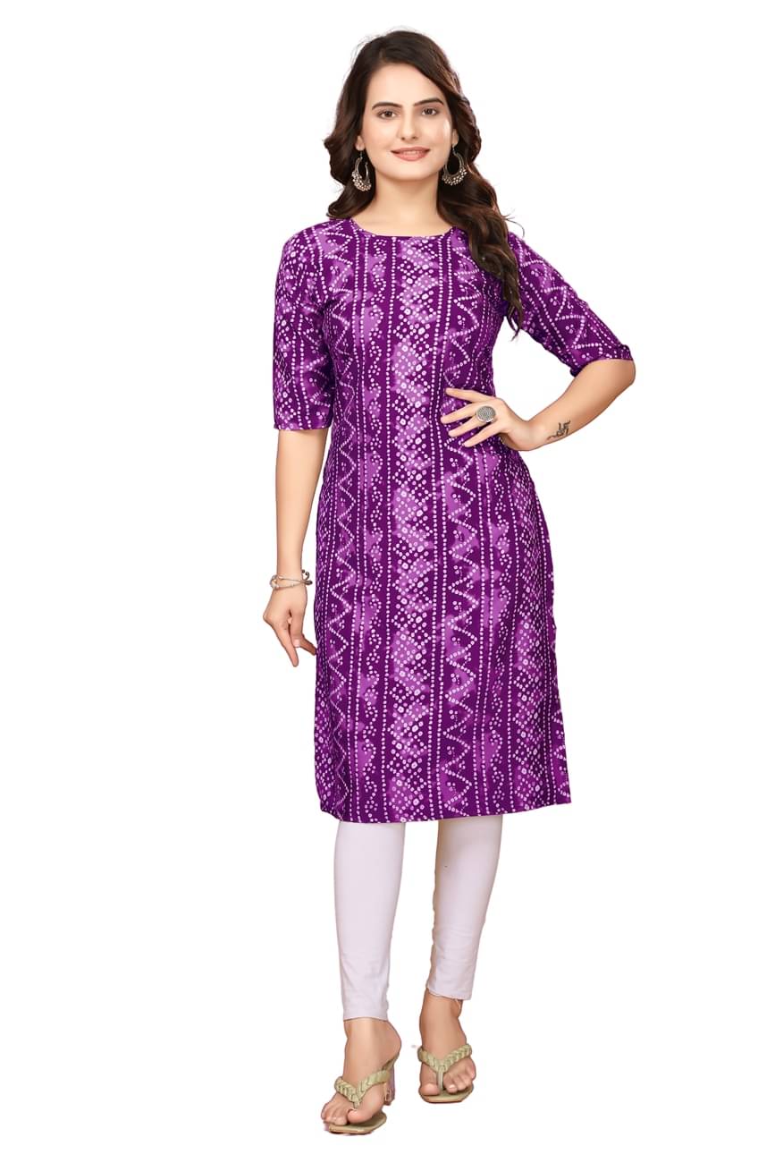 DESIGNER DREAM Crepe Printed Straight Women's Kurti - Beige ( Pack of 1 )     			DESIGNER DREAM Crepe Printed Straight Women's Kurti - Beige ( Pack of 1 )