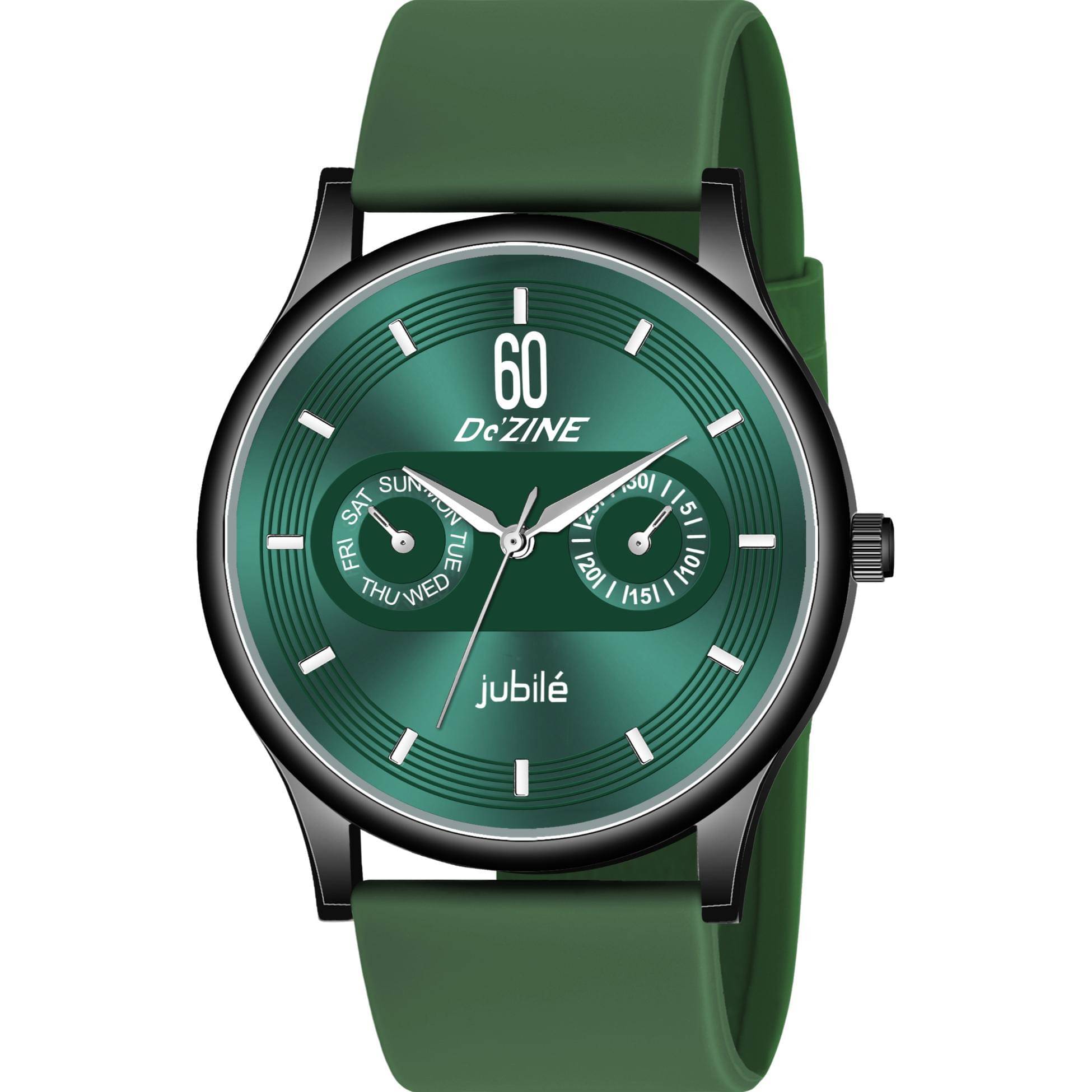    			Dezine Green Silicon Analog Men's Watch