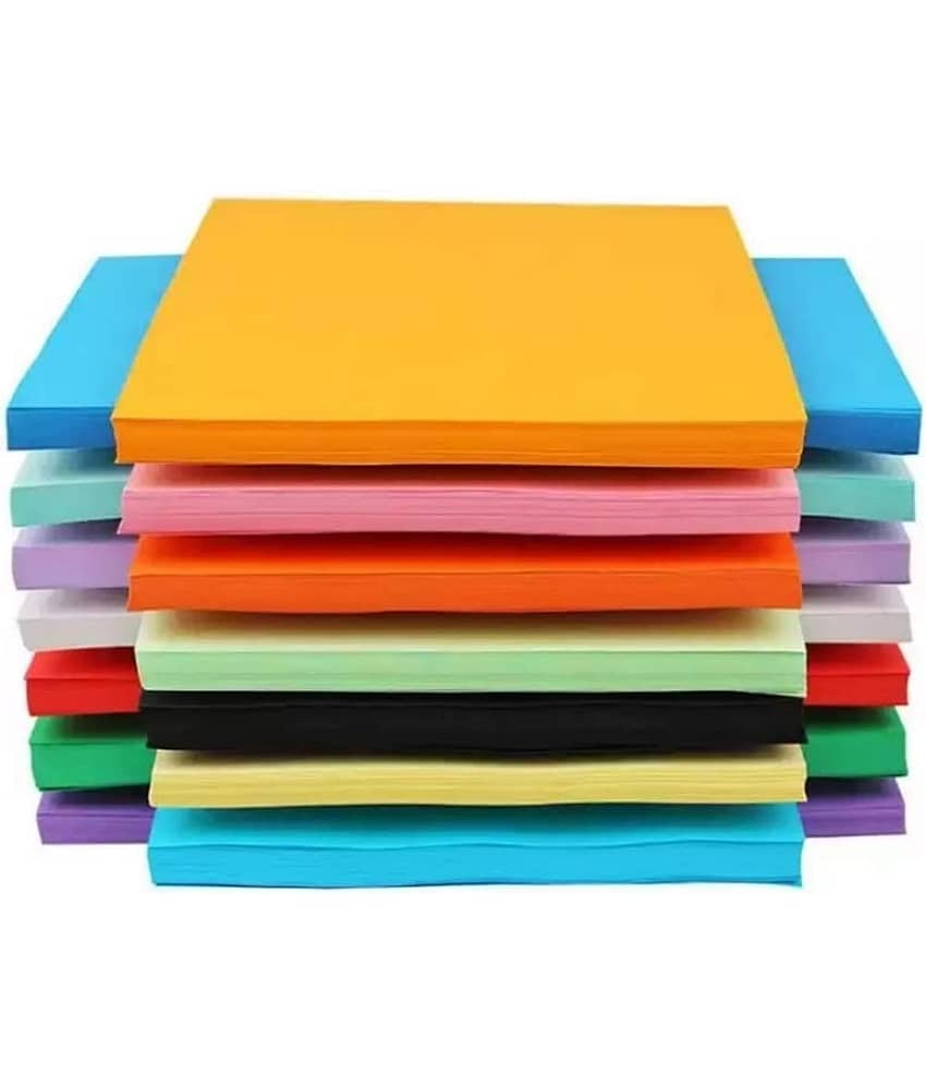 Freedy A4 100 Coloured Sheets (10 Sheets each color) Copy Printing/Art and Craft Paper Double Sided ColouredOffice Stationery Children's Day Gift, Birthday Gift, Party Favors,christmas decor etc - Stationery | Buy online on ZillyBuy
