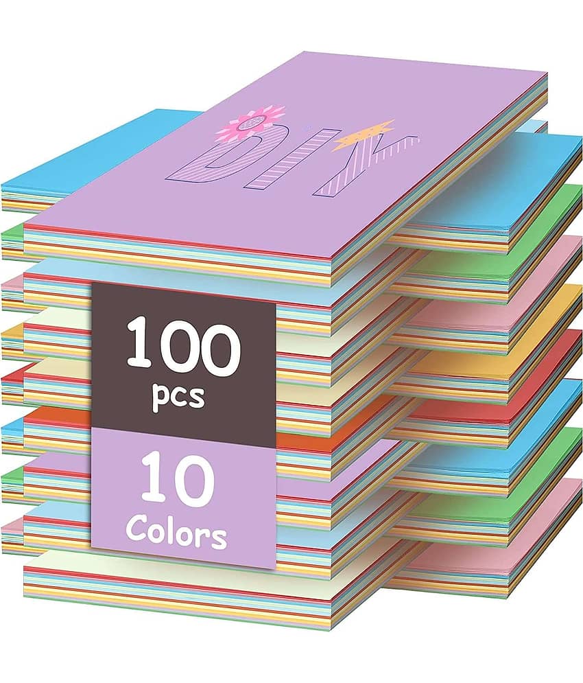 Freedy A4 100 Coloured Sheets (10 Sheets each color) Copy Printing/Art and Craft Paper Double Sided ColouredOffice Stationery Children's Day Gift, Birthday Gift, Party Favors,christmas decor etc - Stationery | Buy online on ZillyBuy