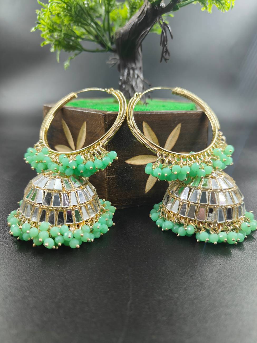     			Jiyanshi fashion Multi Color Jhumki Earrings ( Pack of 1 )