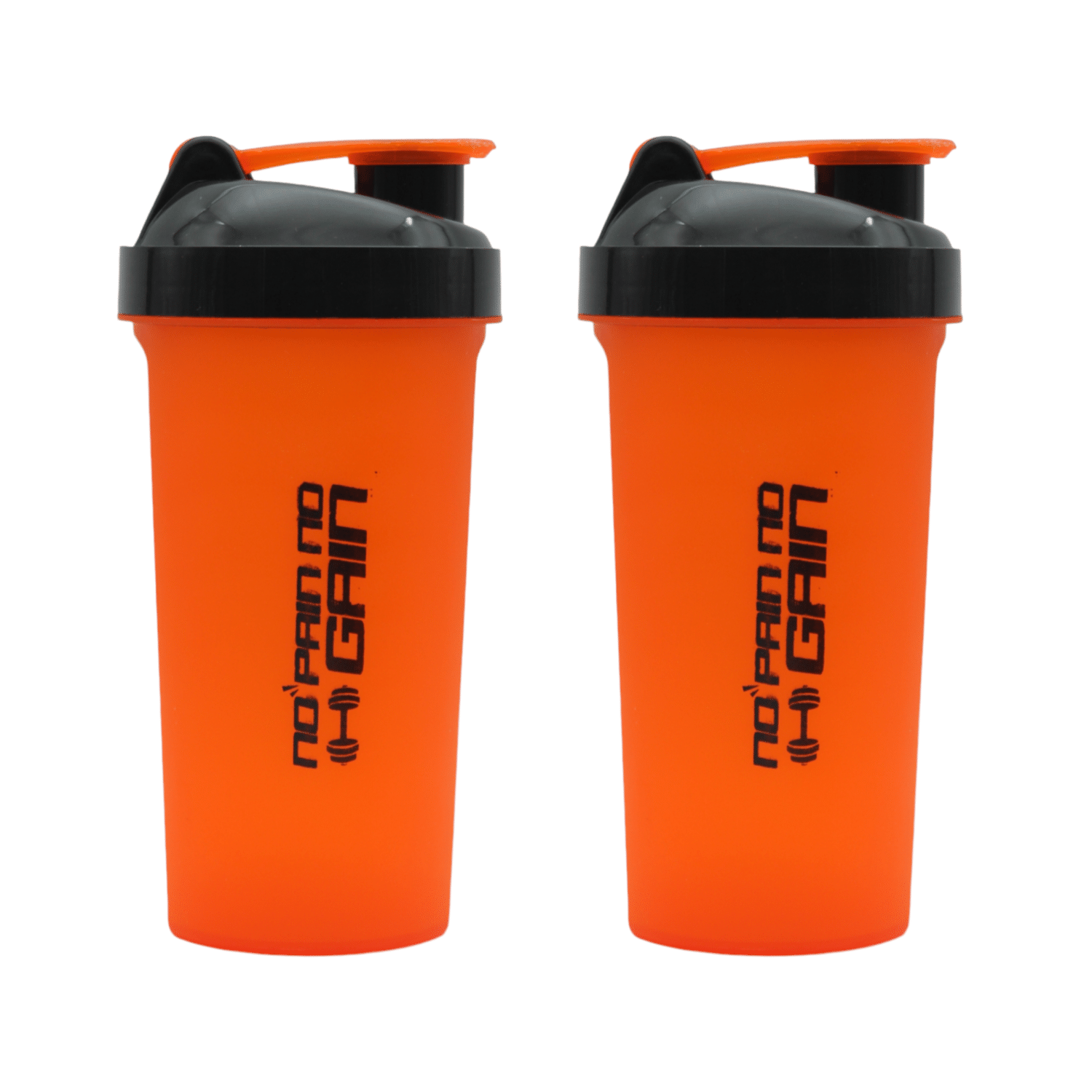 LAZYWINDOW Plastic Orange 700 mL Shaker ( Pack of 2 ) LAZYWINDOW Plastic Orange 700 mL Shaker ( Pack of 2 )