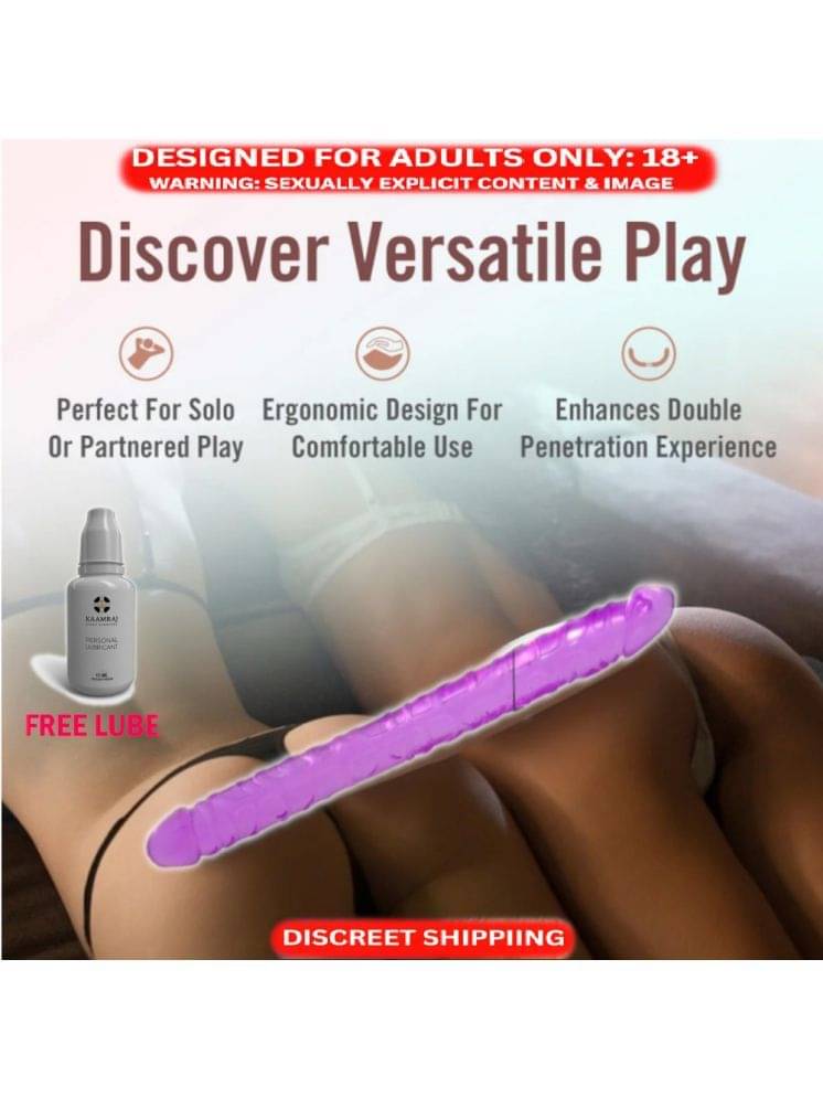     			Lesbian Double dong Dildo Double-Ended Penetration Dildo  Realistic Sex Toys For sexy Women FOR SEXY Pussy low Price with Free lube