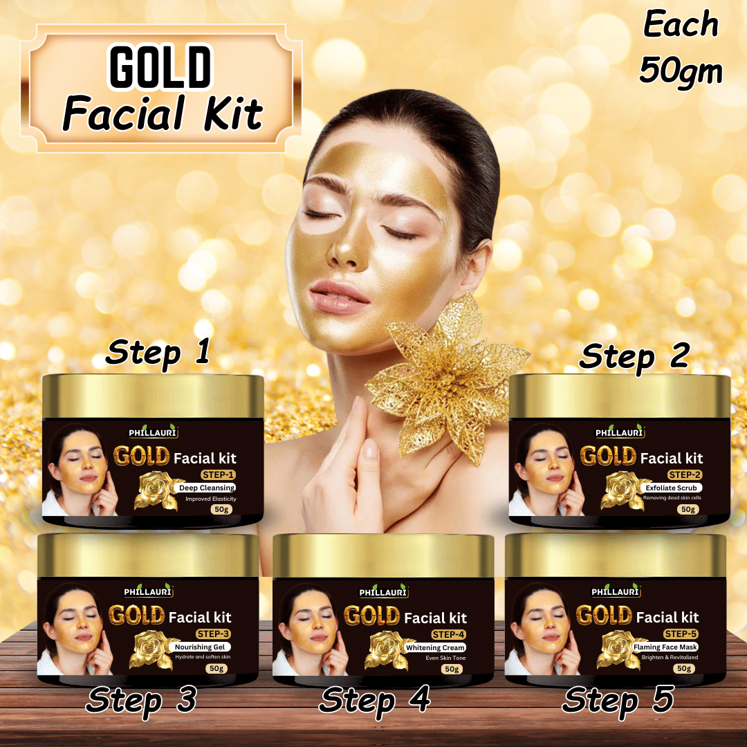 Phillauri Facial kit 3 Times Use Facial Kit For All Skin Type Gold 100 ( Pack of 1 ) Phillauri Facial kit 3 Times Use Facial Kit For All Skin Type Gold 100 ( Pack of 1 )