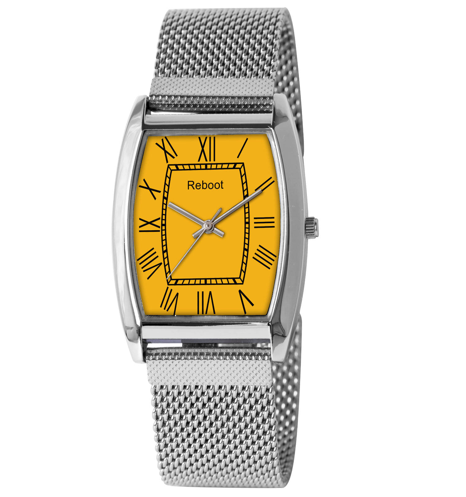     			Reboot Silver Stainless Steel Analog Men's Watch