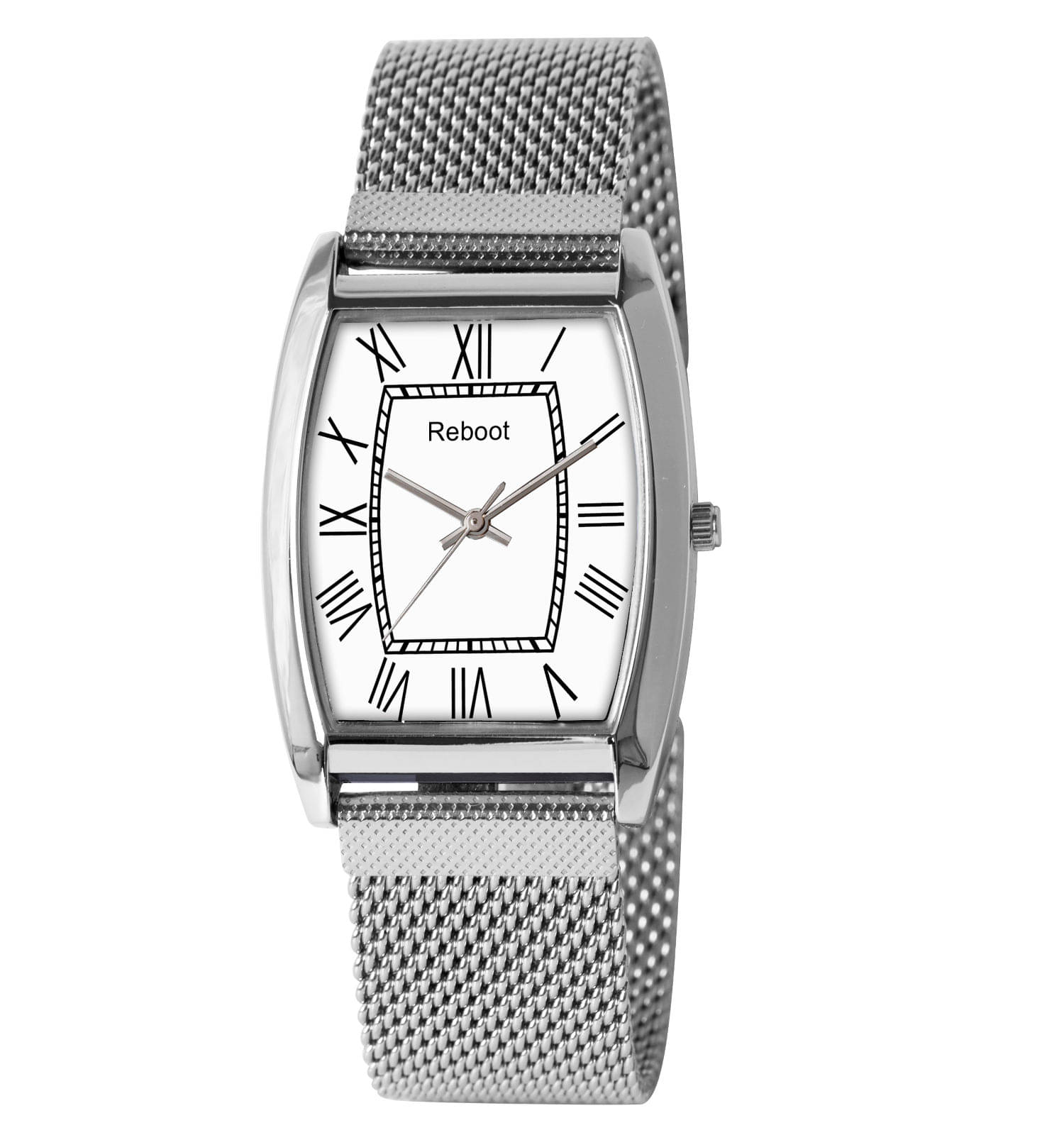     			Reboot Silver Stainless Steel Analog Men's Watch