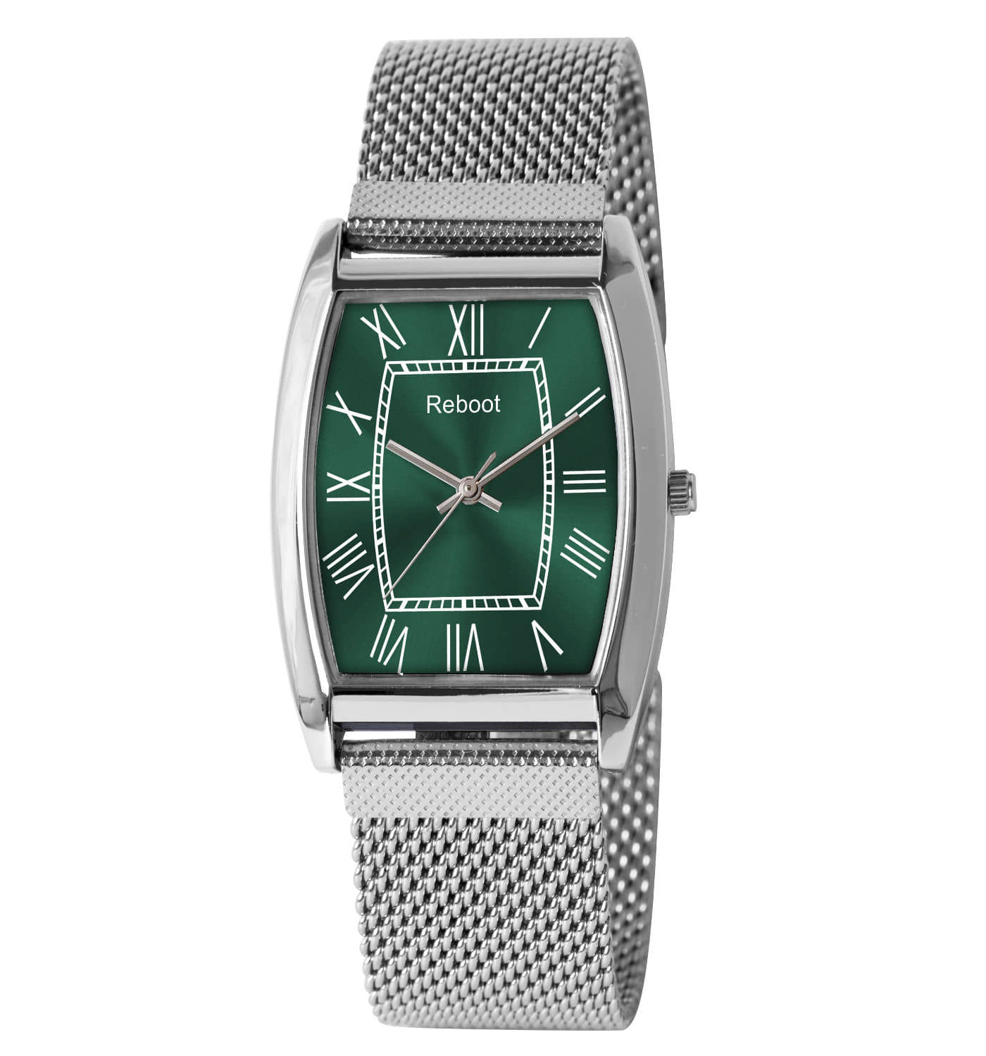 Reboot Silver Stainless Steel Analog Men's Watch