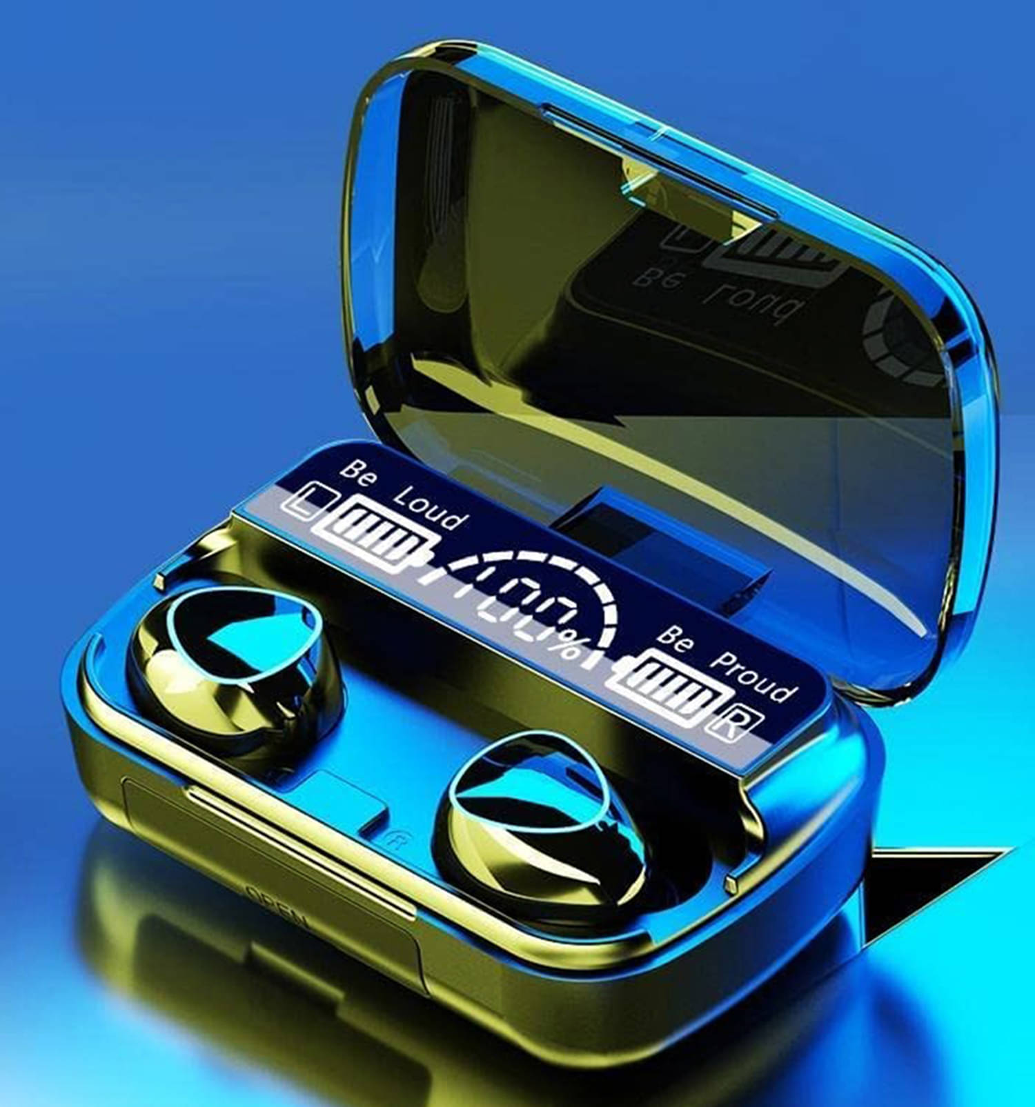     			Retailstore LED DISPLAY Earbuds In Ear TWS Black
