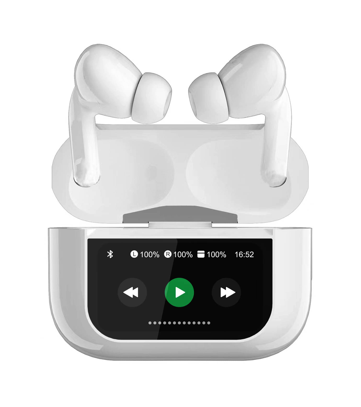     			Retailstore Led Display Earbuds In Ear TWS White