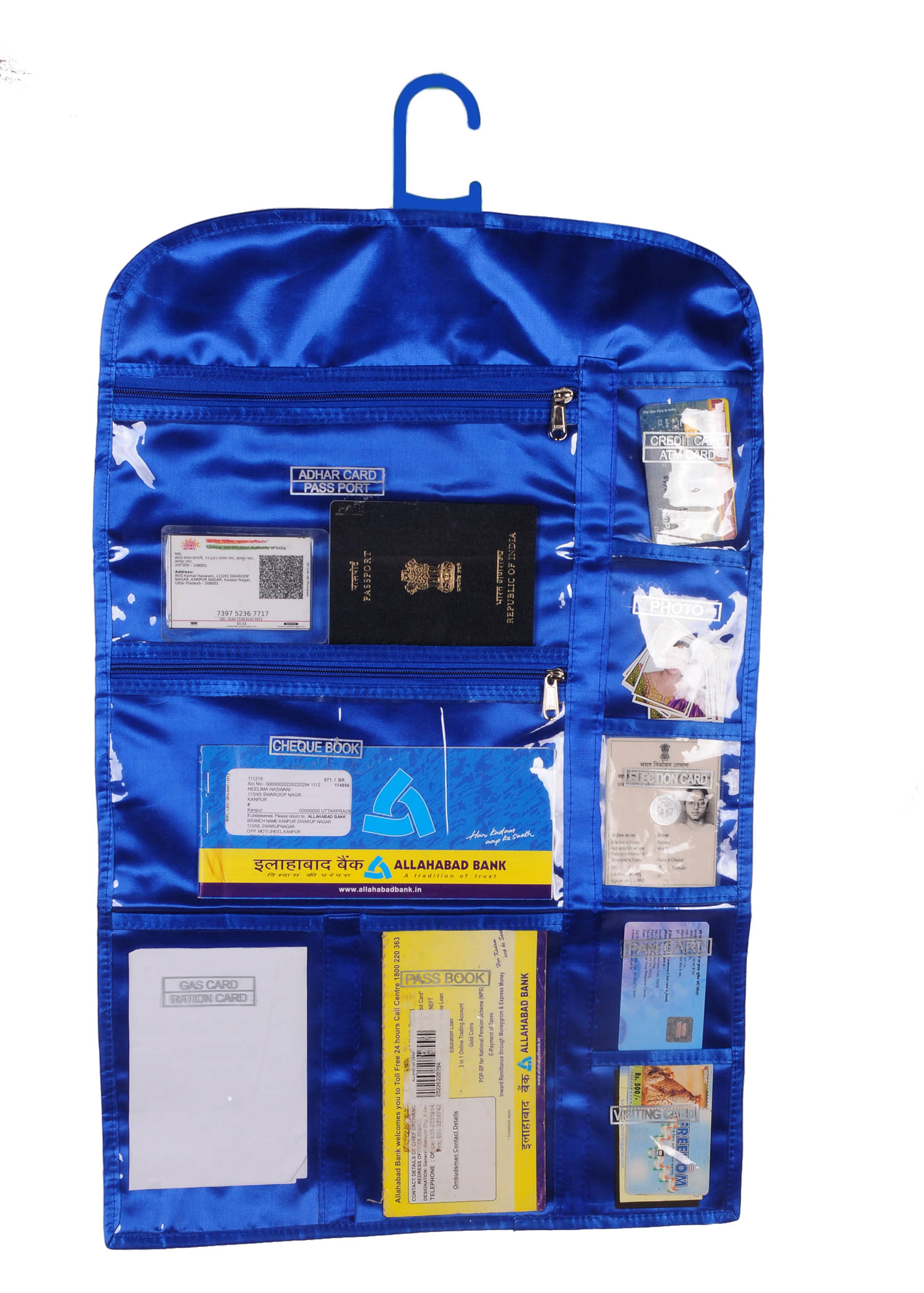     			SUNESH CREATION Blue Travel Kit Bag ( 1 Pc )