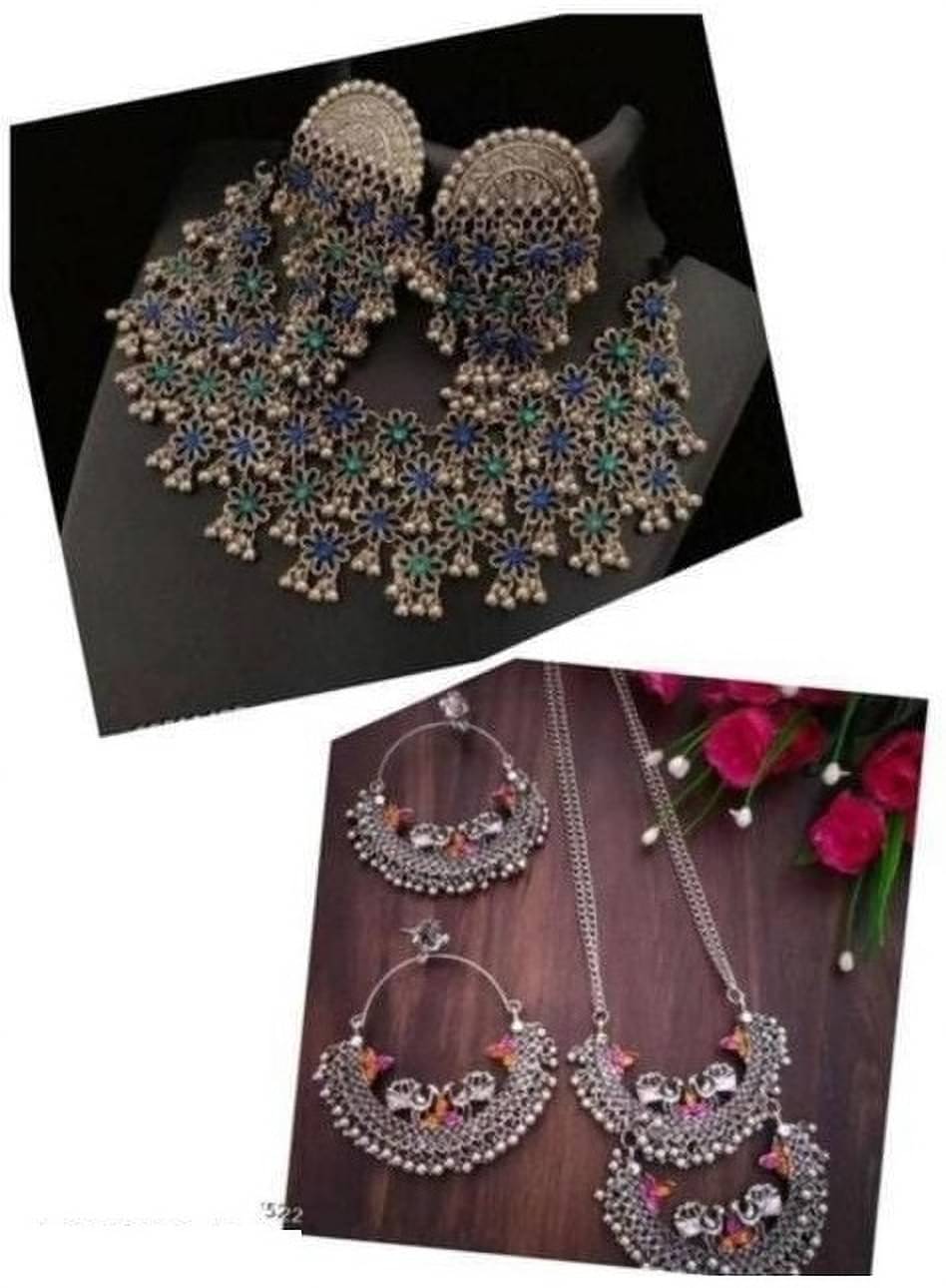     			Samridhi DC Silver Alloy Necklace Set ( Pack of 1 )