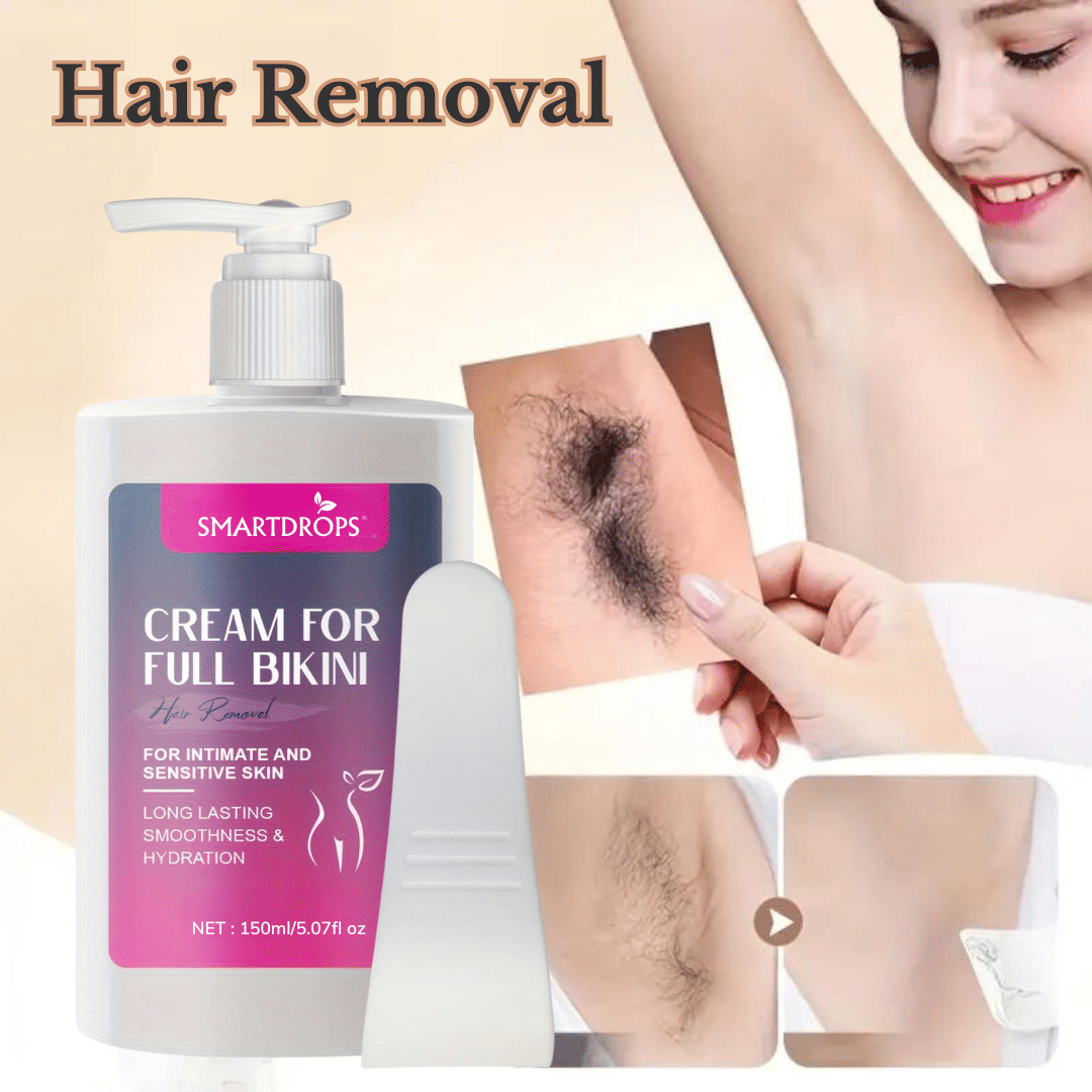 Smartdrops Natural Hair Removal Cream for Men & Women 150 ( Pack of 1 )