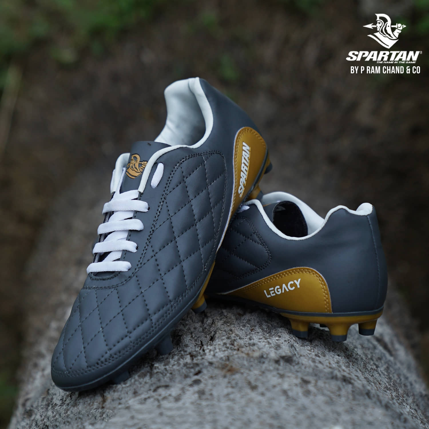 Spartan Legacy Football shoe Gray Football Shoes - Sports Shoes | Buy online on ZillyBuy