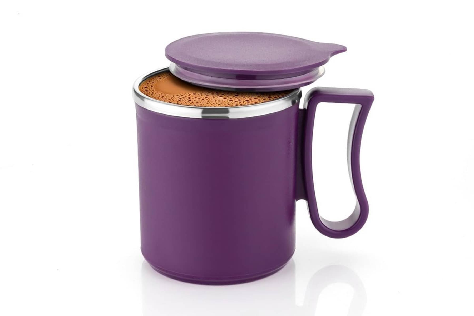     			iview kitchenware Tea/Milk/Coffee Mug Solid Steel Coffee Mug 300 mL ( Pack of 1 )