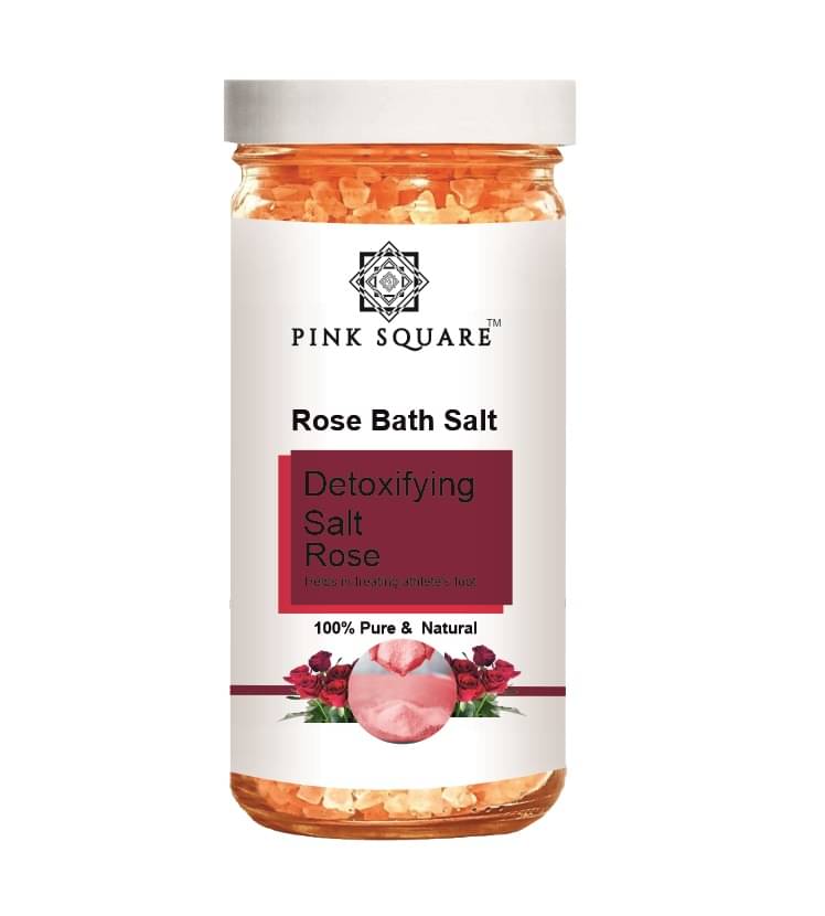    			pink square Bath Salt Crystal Rose Bath Salt 200 g