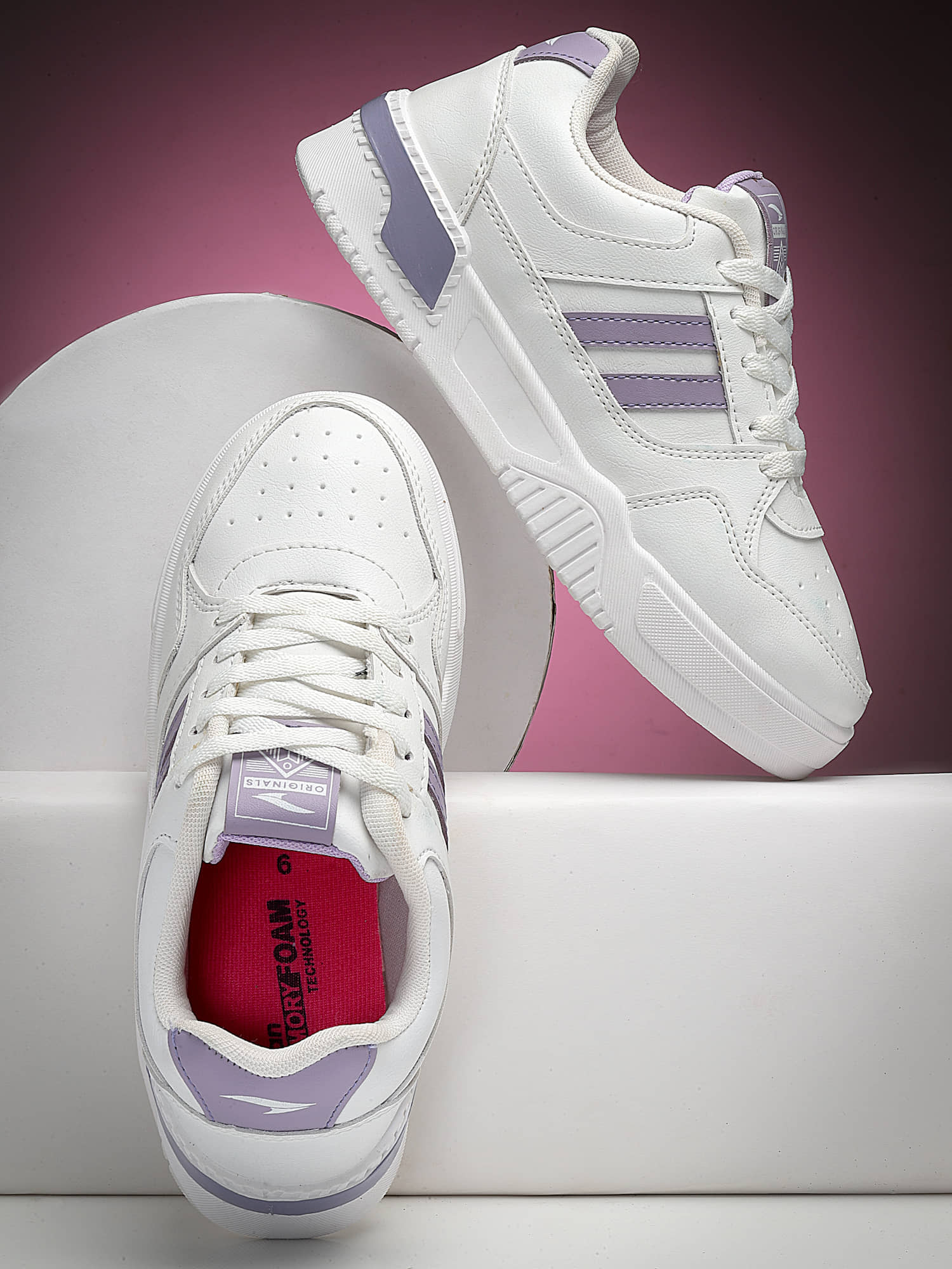 ASIAN Lavender Women's Korean Shoes - Casual Shoes | Buy online on ZillyBuy